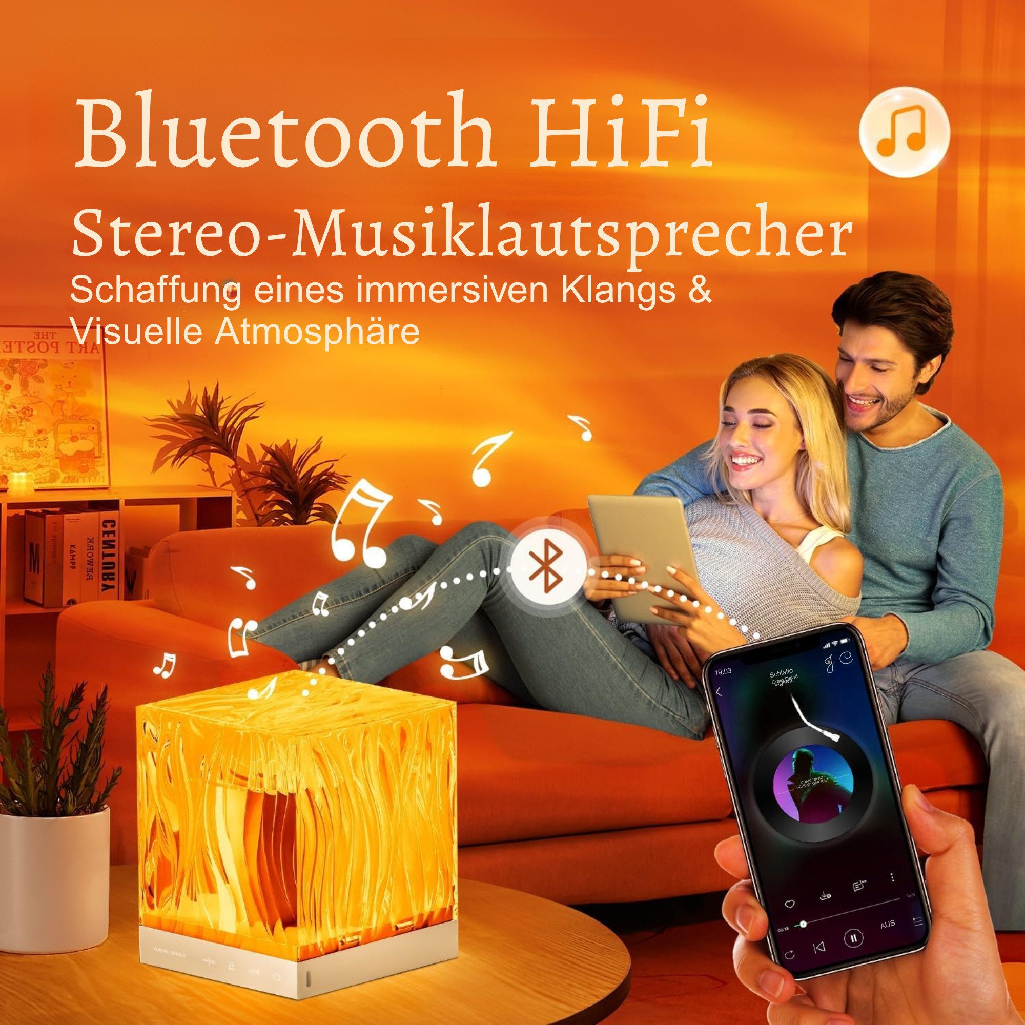 Vivitar LED Nachtlicht Sternenhimmel-Projektor, Nachtlicht für Kinder mit 18 Lichtmodi, Partybeleuchtung, Geschenk für Kinder und Erwachsene zu Weihnachten und  – Bild 4 von 5