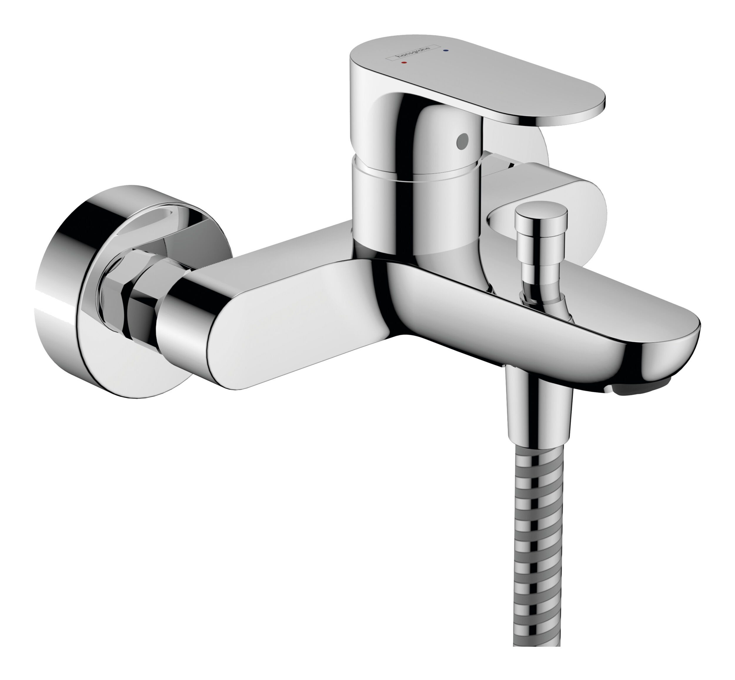 hansgrohe Wannenarmatur Rebris S Einhebel-Wannenmischer - Chrom Aufputz