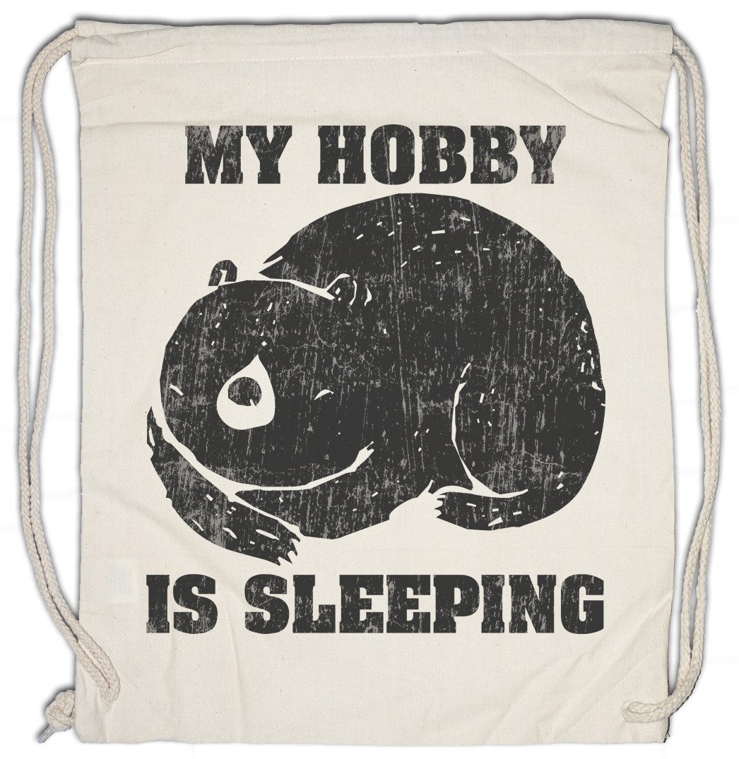 Turnbeutel My Hobby Is Sleeping Turnbeutel Schlafen Schlaf Chill Chiller Relaxing