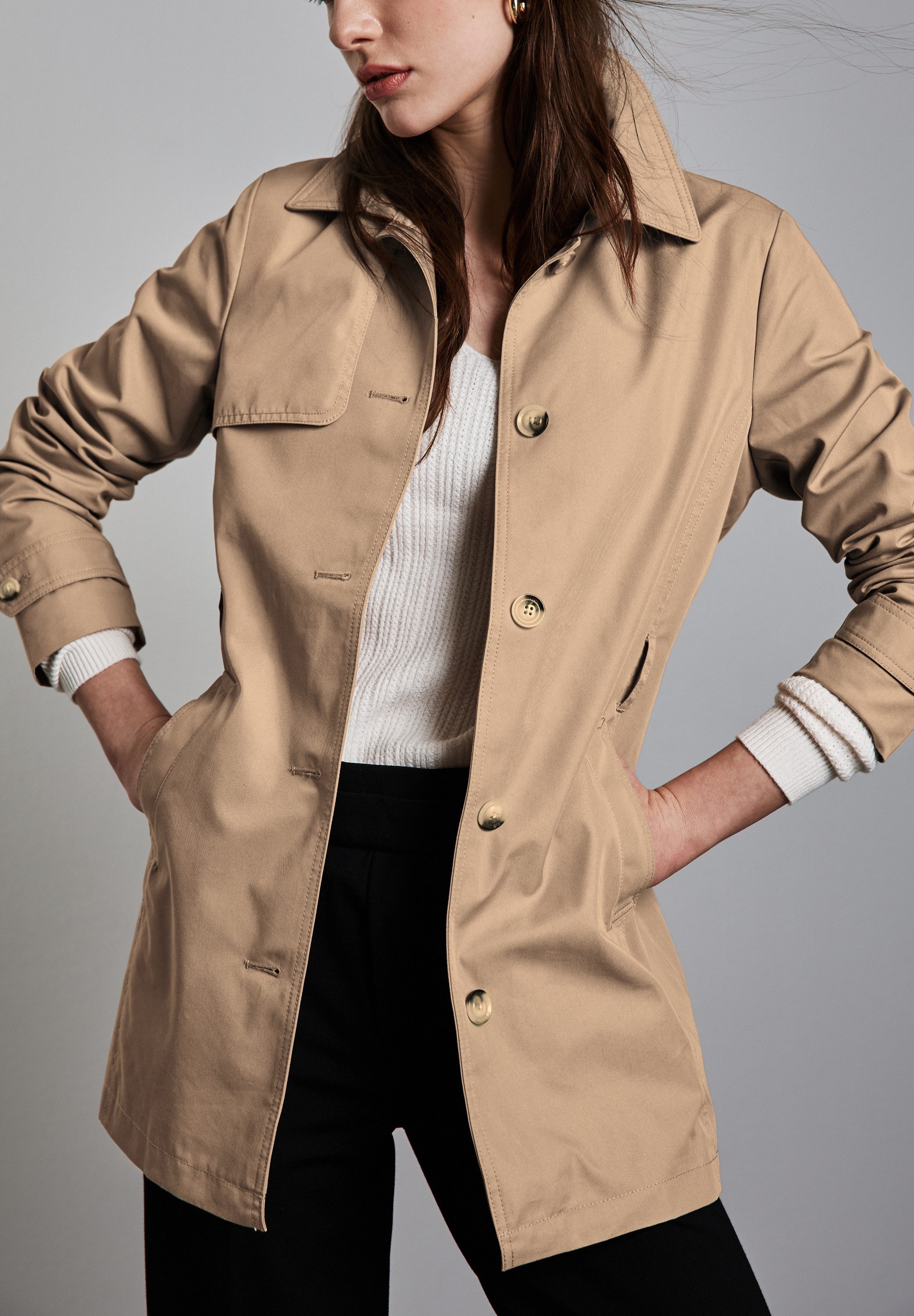 STREET ONE Trenchcoat mit Gürtel zum günstig online kaufen