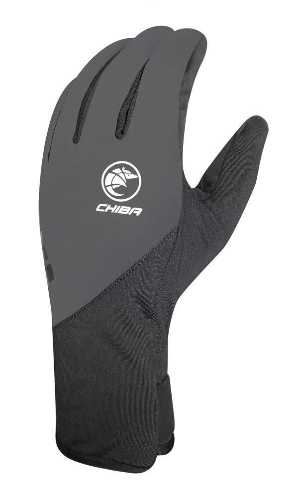 Fahrradhandschuhe CHIBA Softshell Light - Radhandschuhe S dunkelgrau, winddicht & atmung