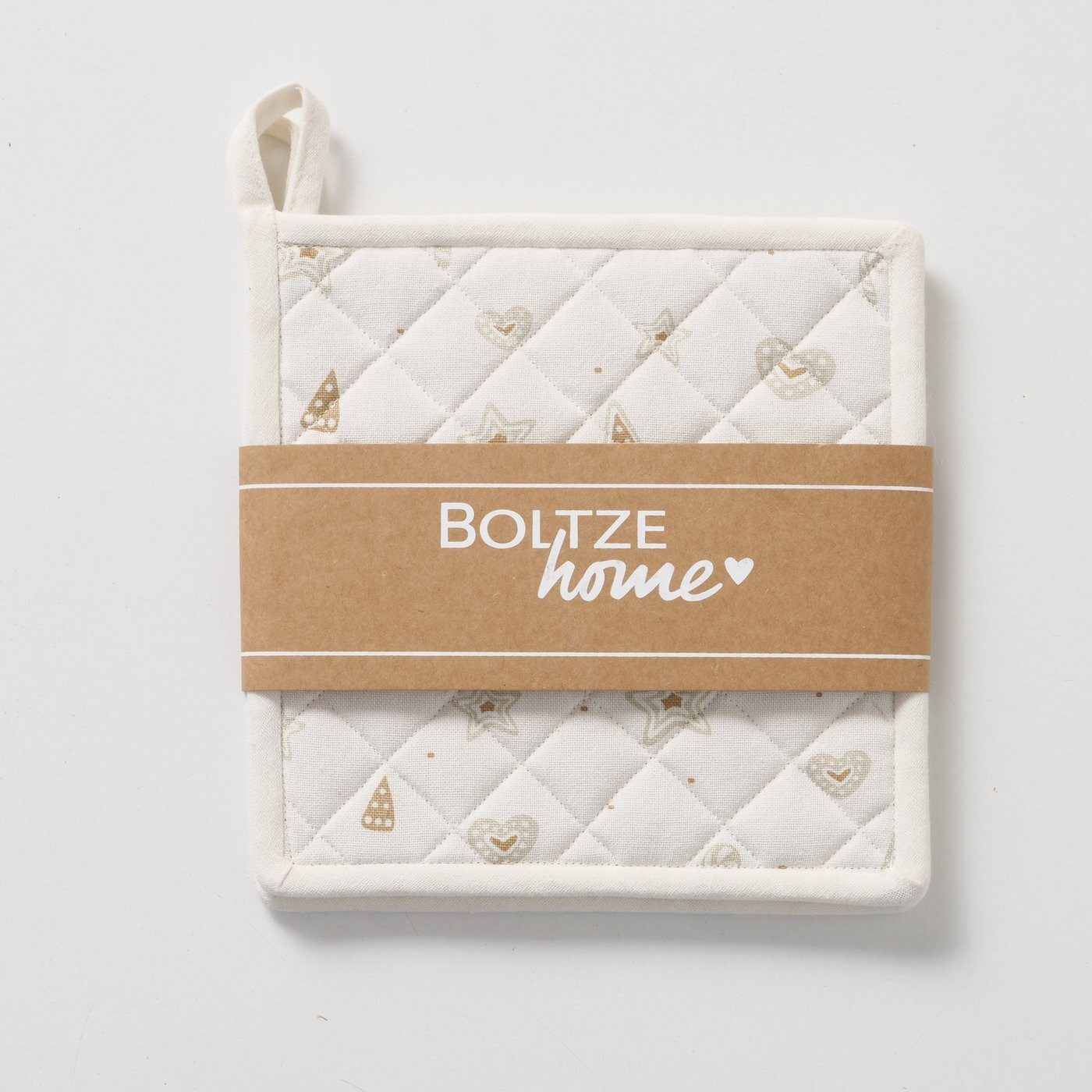 BOLTZE GRUPPE GmbH Topfhandschuhe Küchenunterlagen aus Baumwolle, BAKERY, 20 x 20 cm, (Küchen-Set)