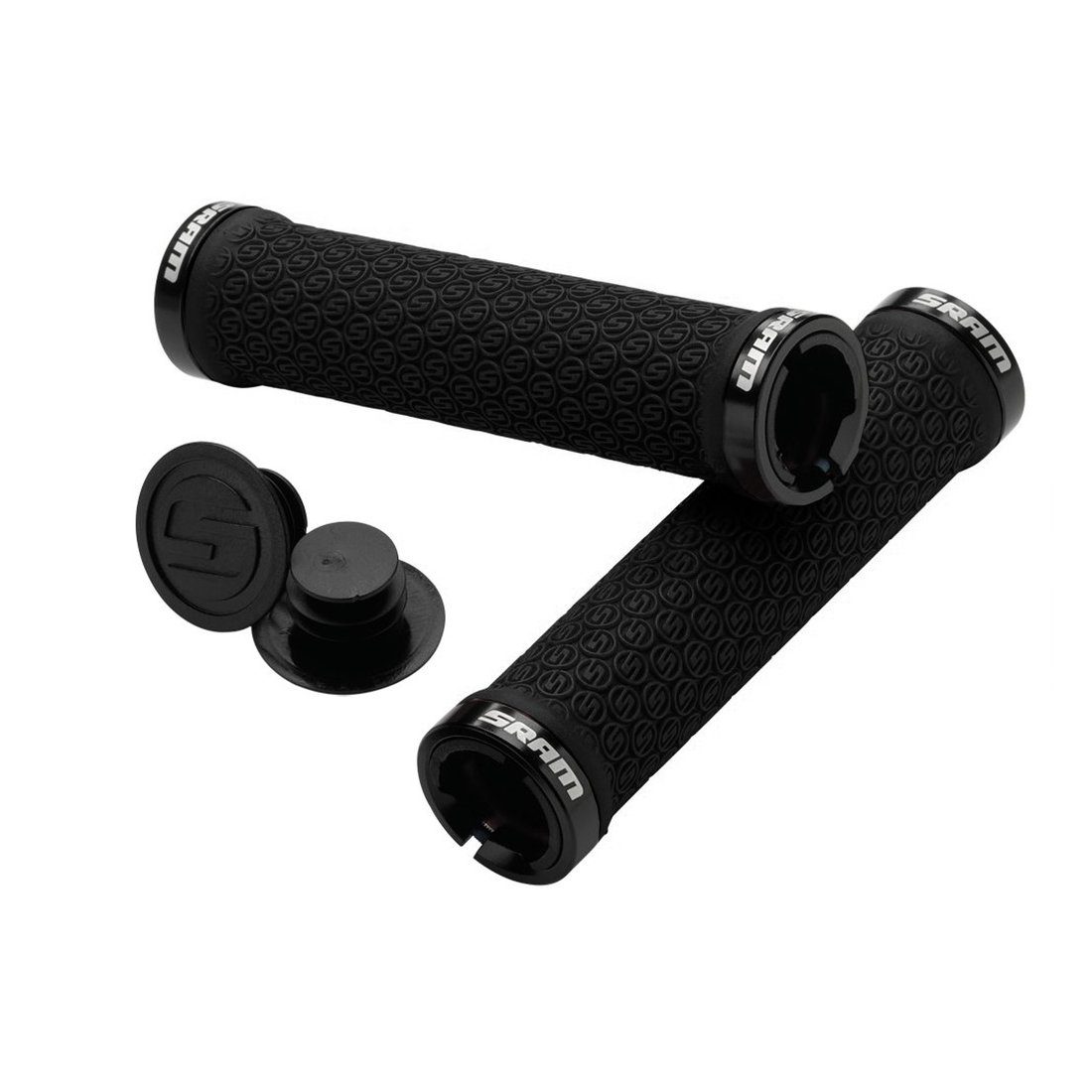SRAM Fahrradlenkergriff Griffe Locking, Double Clamps & End Plugs, 135 mm