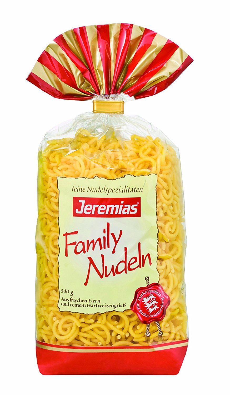 Jeremias Nudeln, Jeremias Gabelspaghetti Family Nudeln mit Frischei 500g 4er Pack