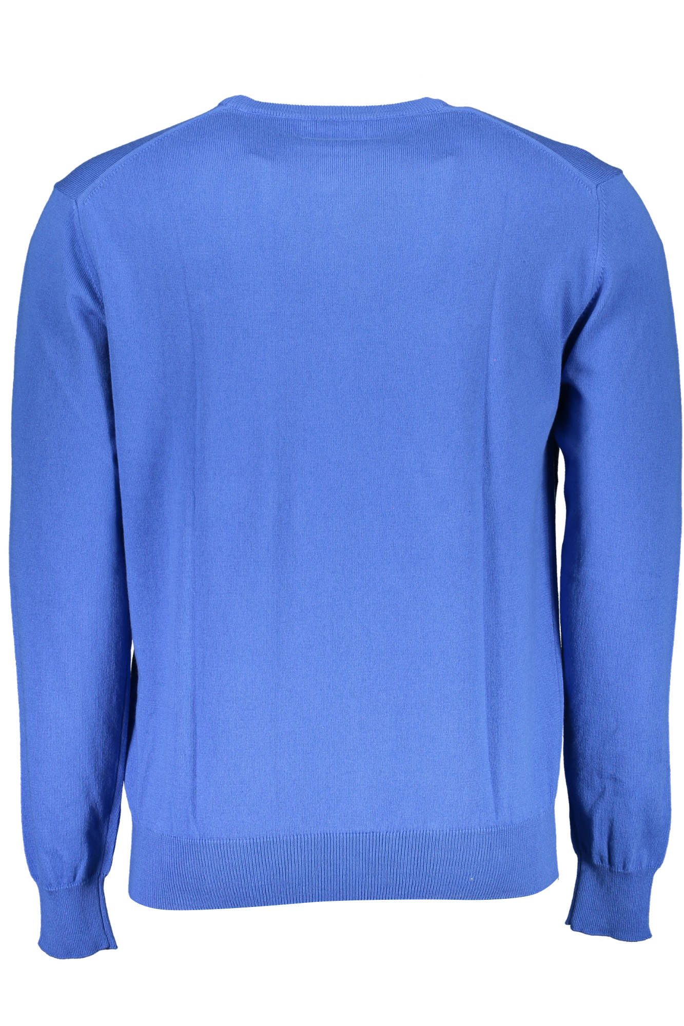 La Martina Strickpullover Eleganter Herrenpullover Blau - Langarm mit Stickerei und Logo