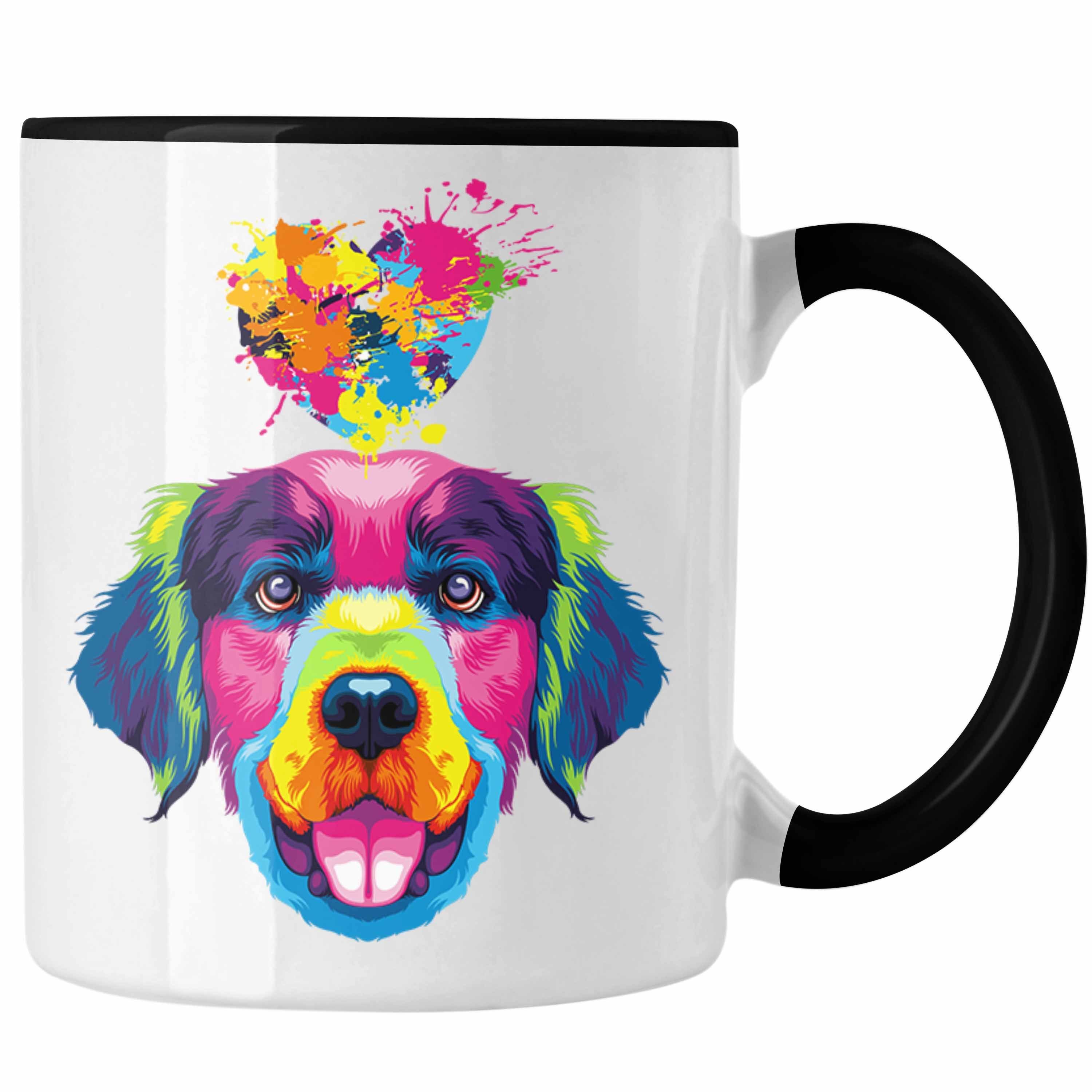 Tasse Schwarz Herz Ge Lustiger Tasse Geschenk Farbe Trendation Spruch Retriever Golden Besitzer