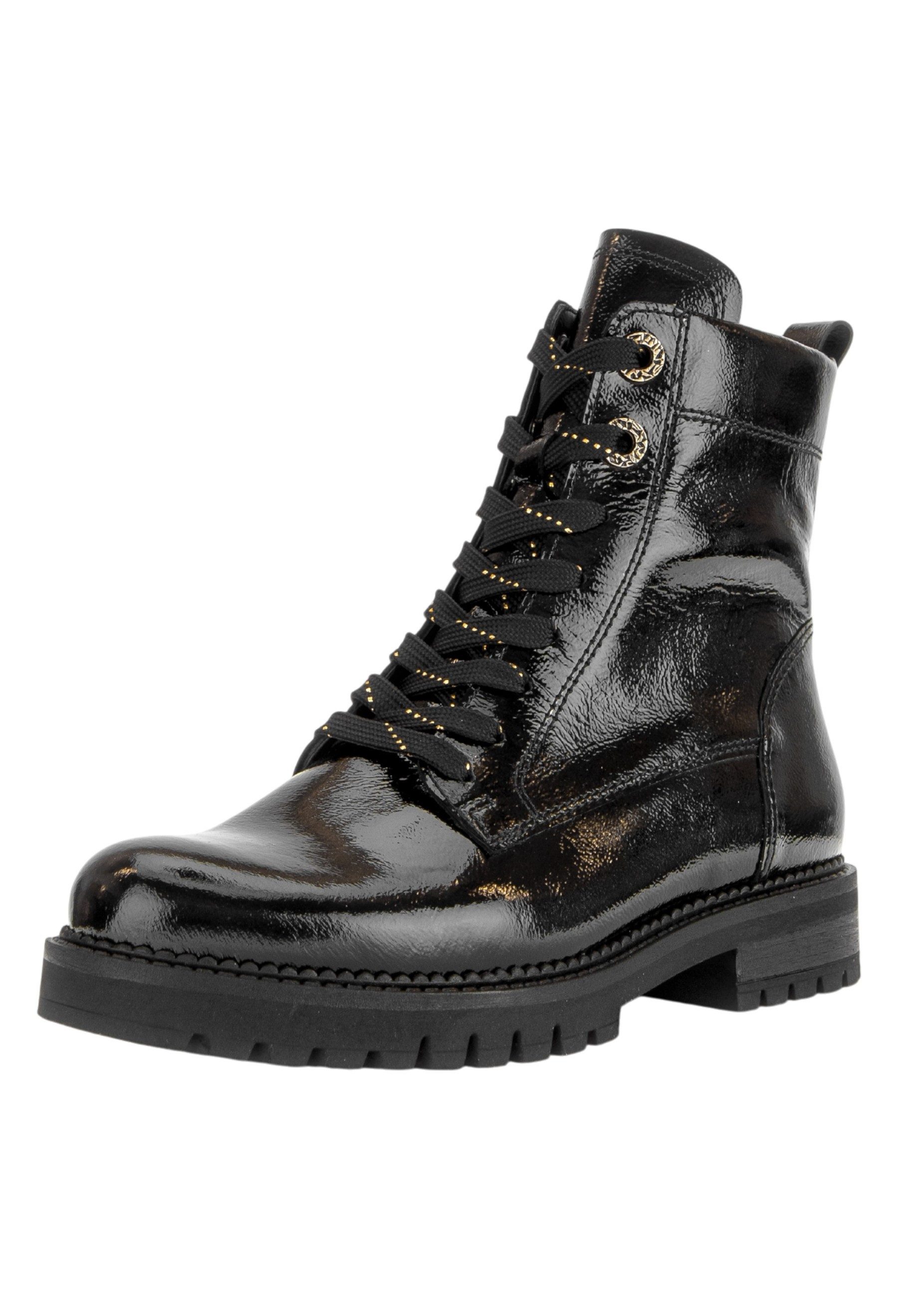 Gabor 8024.05 002 Black Lace Gold Stiefelette
