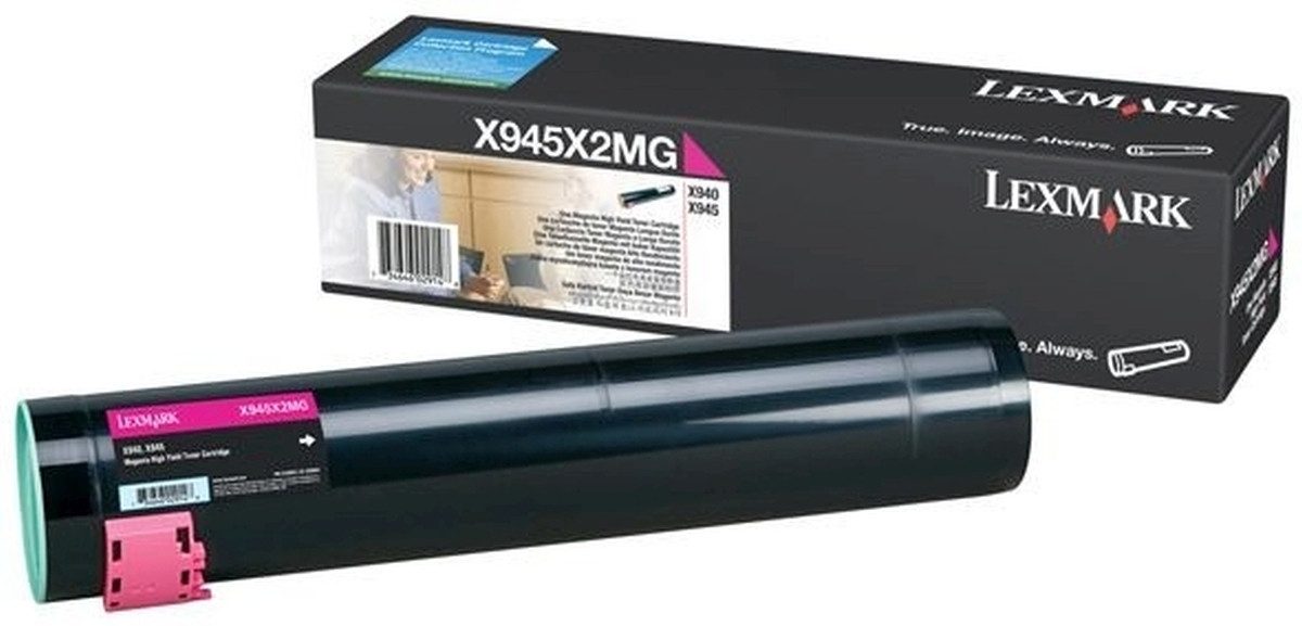 Lexmark Tonerpatrone Lasertoner Lexmark X945X2MG magenta