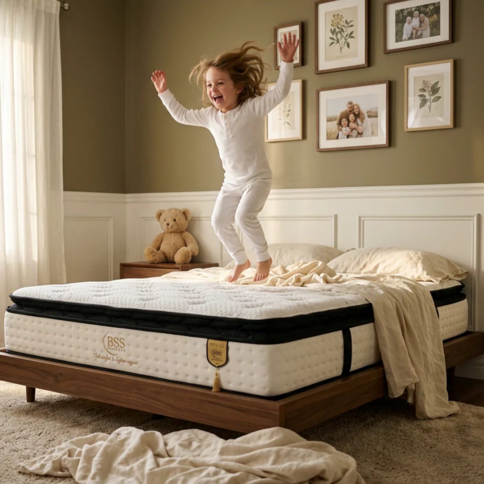 Taschenfederkernmatratze mit Topper Luxus Boxspringmatratze 90x200, 140x200 cm & weitere Größen, gowoll, 30 cm hoch, (Hyper & Extra Komfort Schaum, Komfortschicht, 1 Matratze), Topper Integriert Bett, Atmungsaktiv Matratze