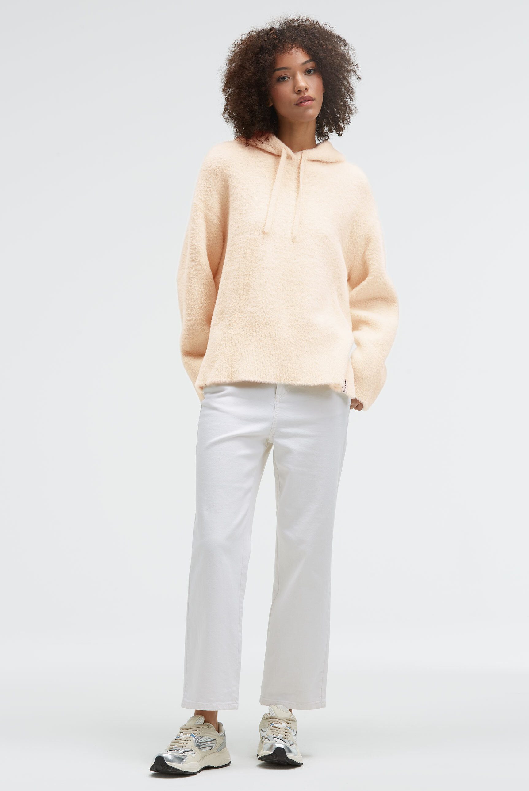 SENSES.THE LABEL Kapuzenpullover mit Seitenschlitze