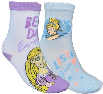 Disney Princess Feinsocken Disney Princess 9 Paar Socken Set für Mädchen Größe 23/26 27/30 31/34 Kindersocken Kindersocken Mädchenstrümpfe