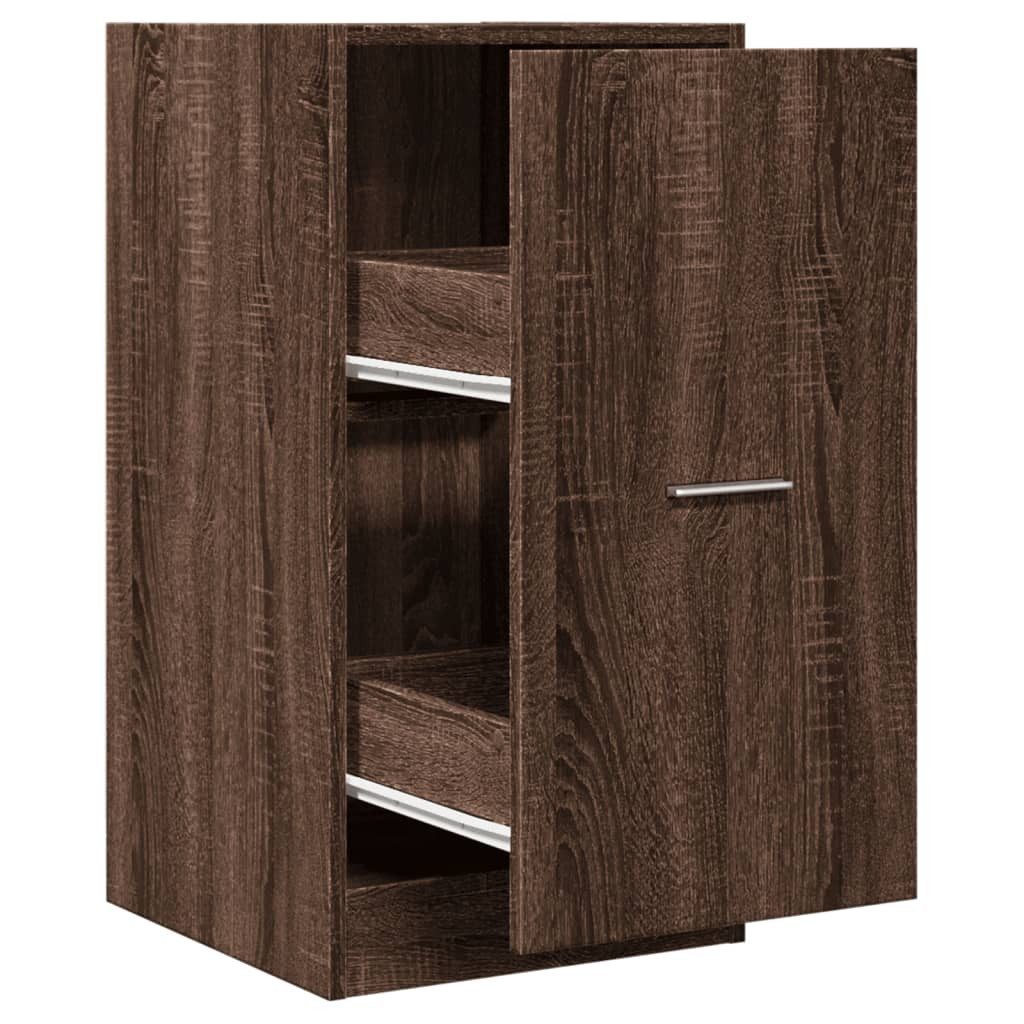 vidaXL Apothekerschrank 40 x 41 x 775 cm Apothekerschrank Braun Eichen-Optik 40x41x77,5 cm Spa