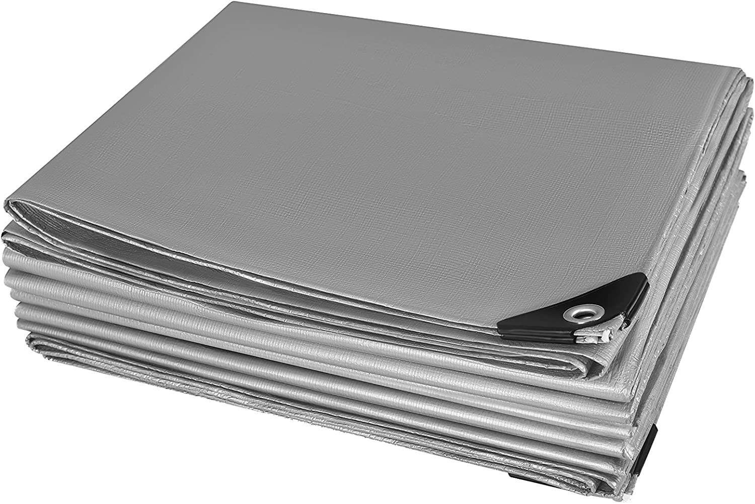 Woltu Schutzplane, PE Abdeckplane 180g/m², mit Ösen, wasserdicht und reißfe günstig online kaufen