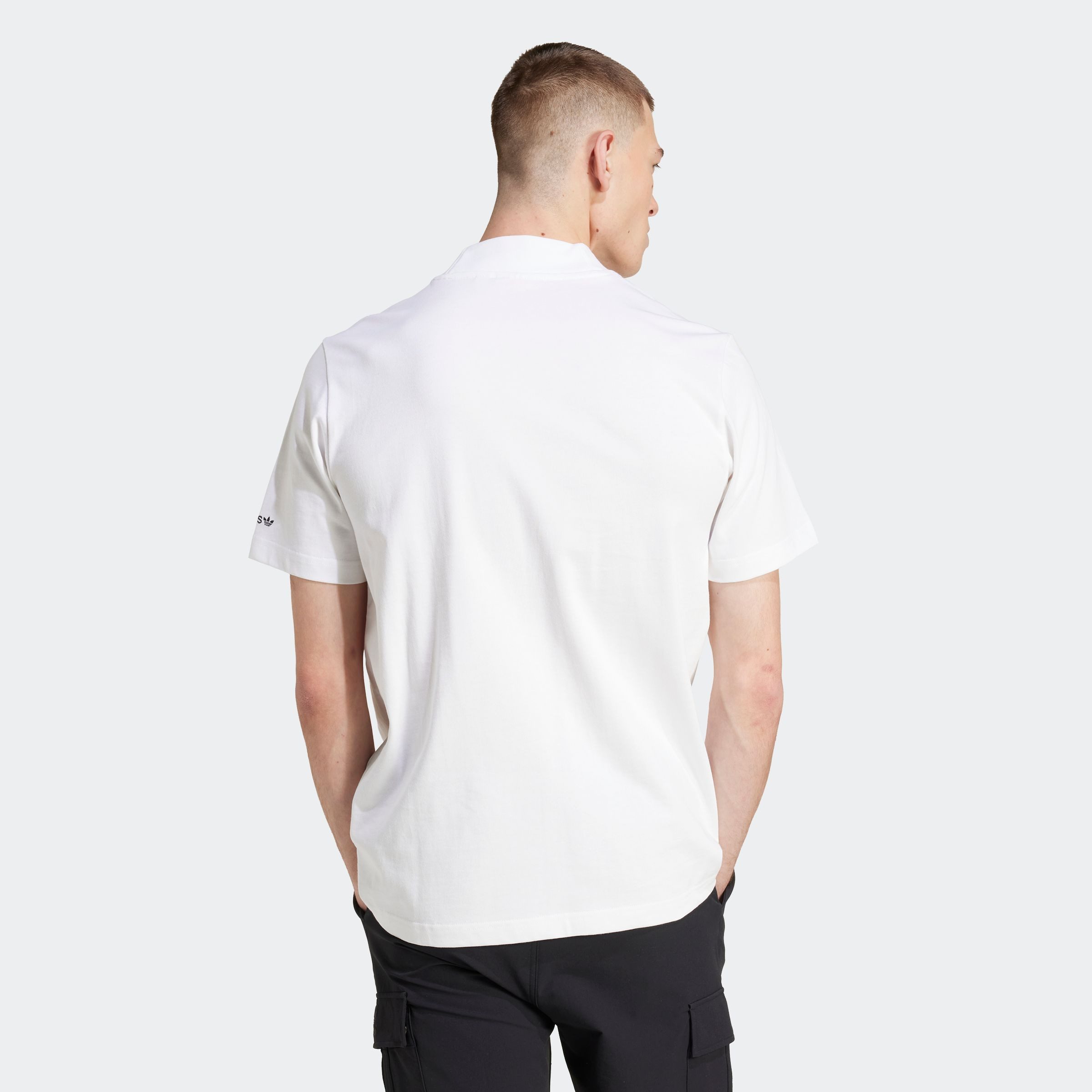 adidas Originals T-Shirt GRFX TEE sportlicher Stil, mit geripptem Stehkrage günstig online kaufen