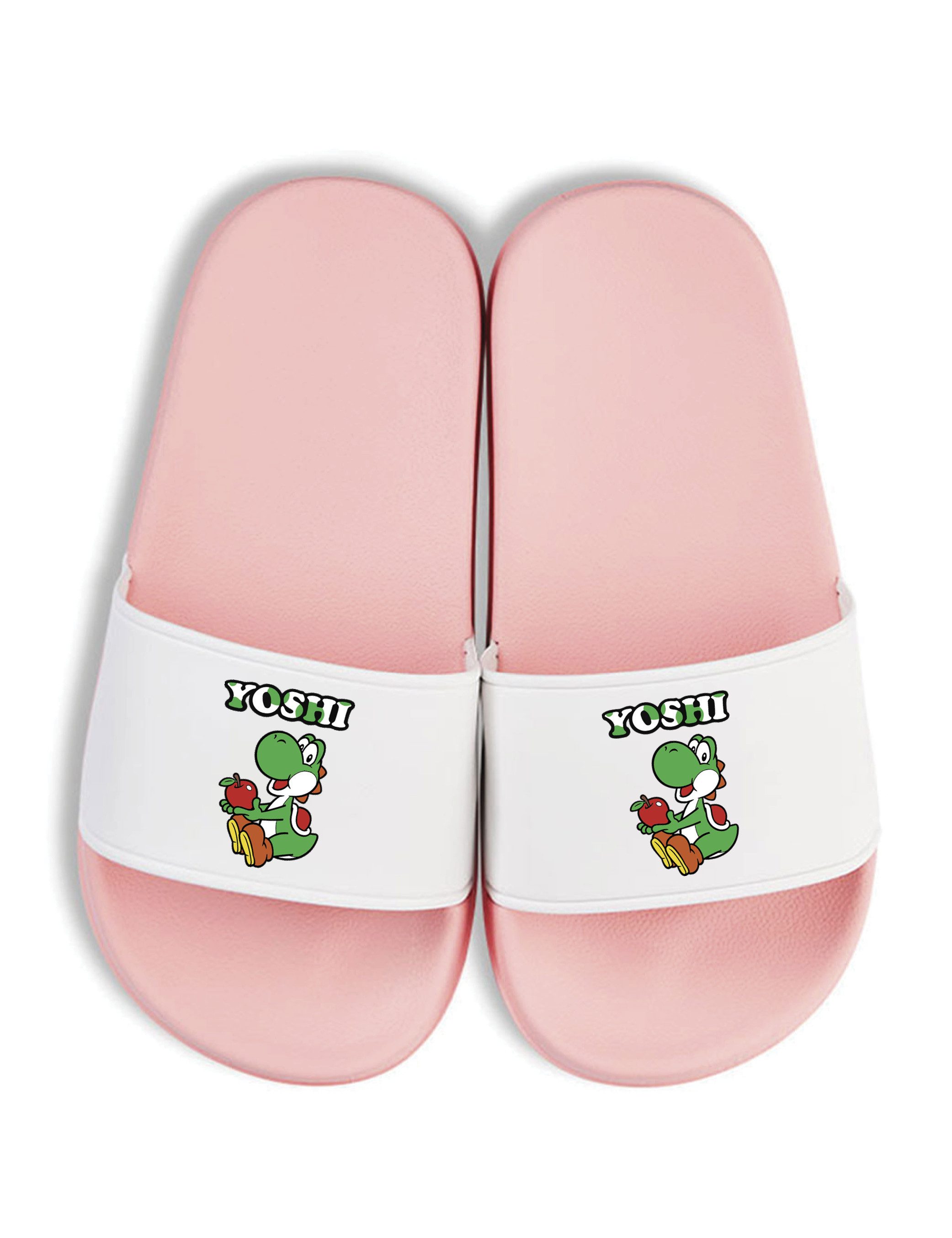Youth Designz Yoshi Kinder Badelatschen Flip Flops Badeschuh mit lustigen Aufdruck