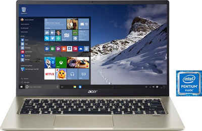 Acer SF114-34-P79V Notebook (35,56 cm/14 Zoll, Intel Pentium N6000, UHD Graphics, Kostenloses Upgrade auf Windows 11, sobald verfügbar)