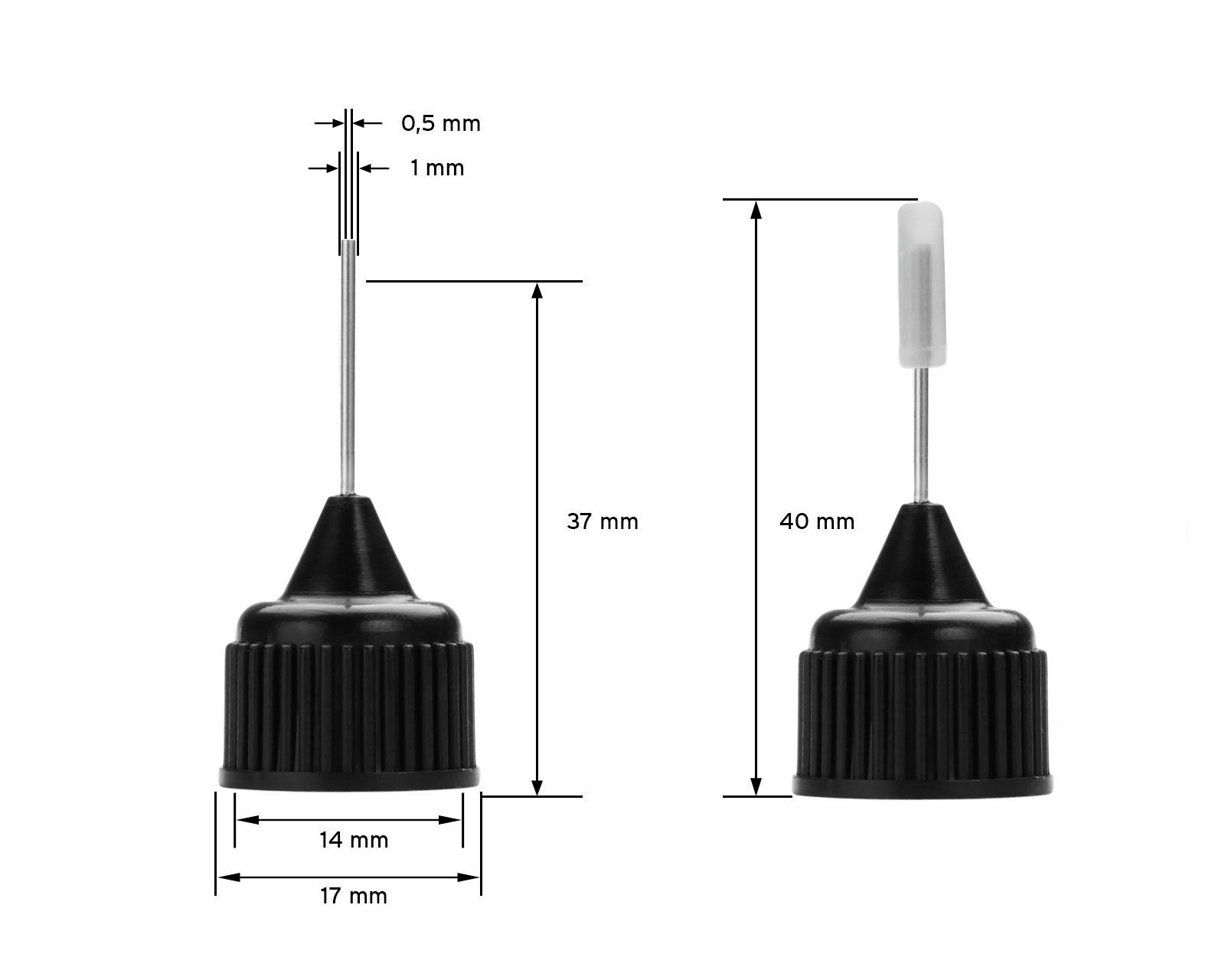 Kanister ml LDPE, G14, 10 Plastikflaschen St) Tropfverschluss Nadelkappe 10 OCTOPUS aus (10 mit