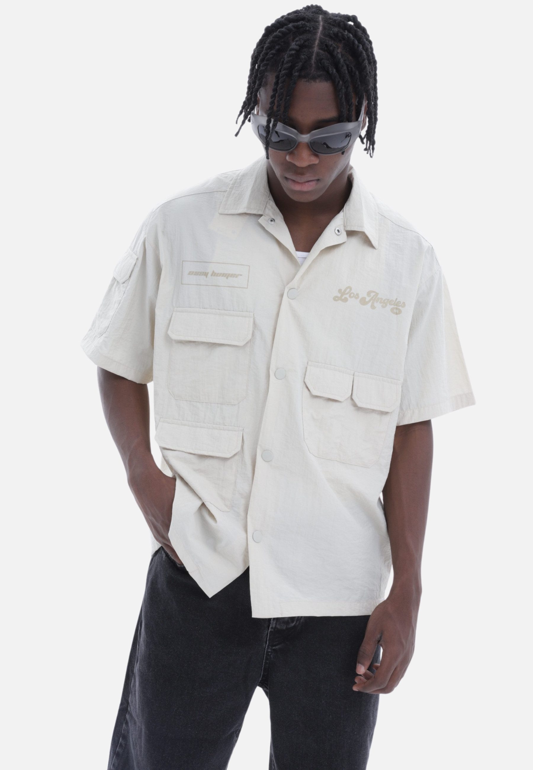 COFI Casuals Kurzarmhemd Los Angeles Oversize günstig online kaufen