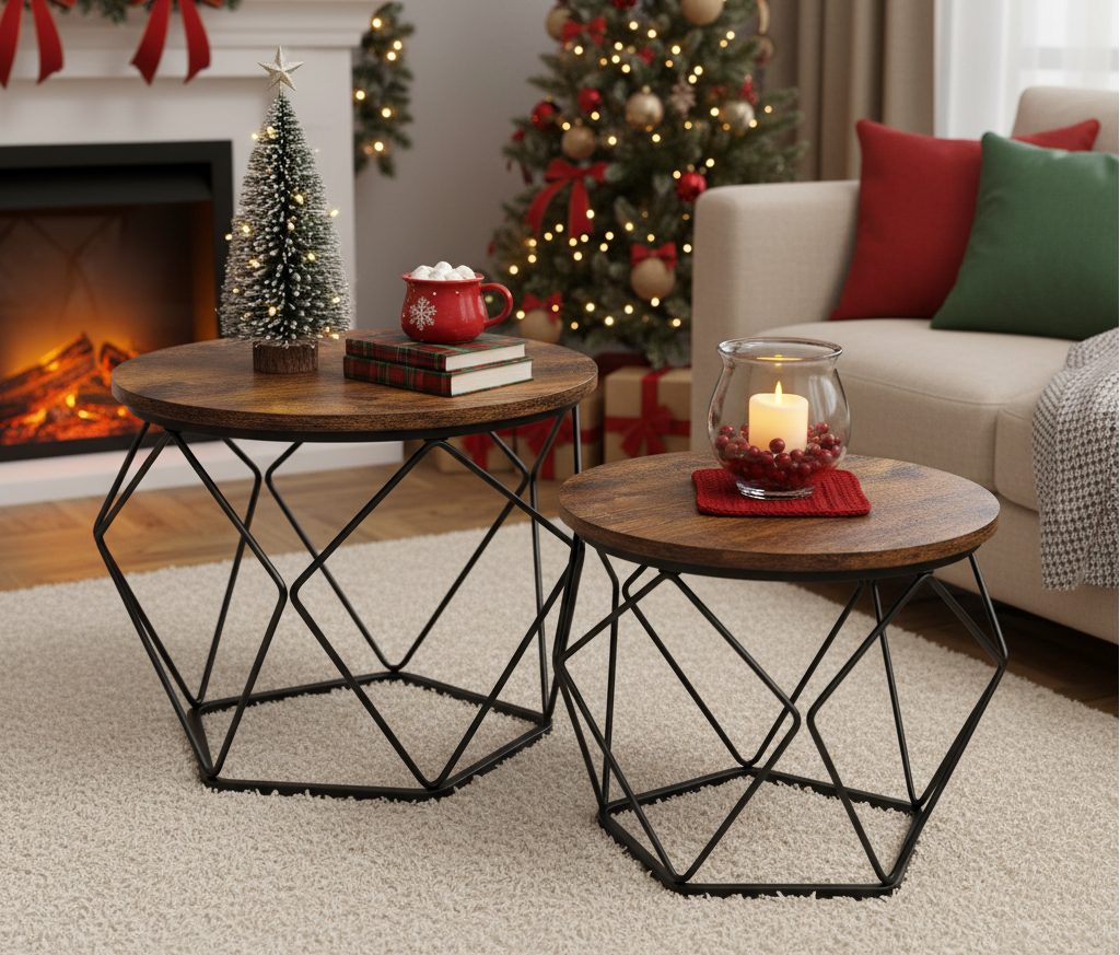 VASAGLE Couchtisch (2er Set), Beistelltisch, abnehmbare günstig online kaufen