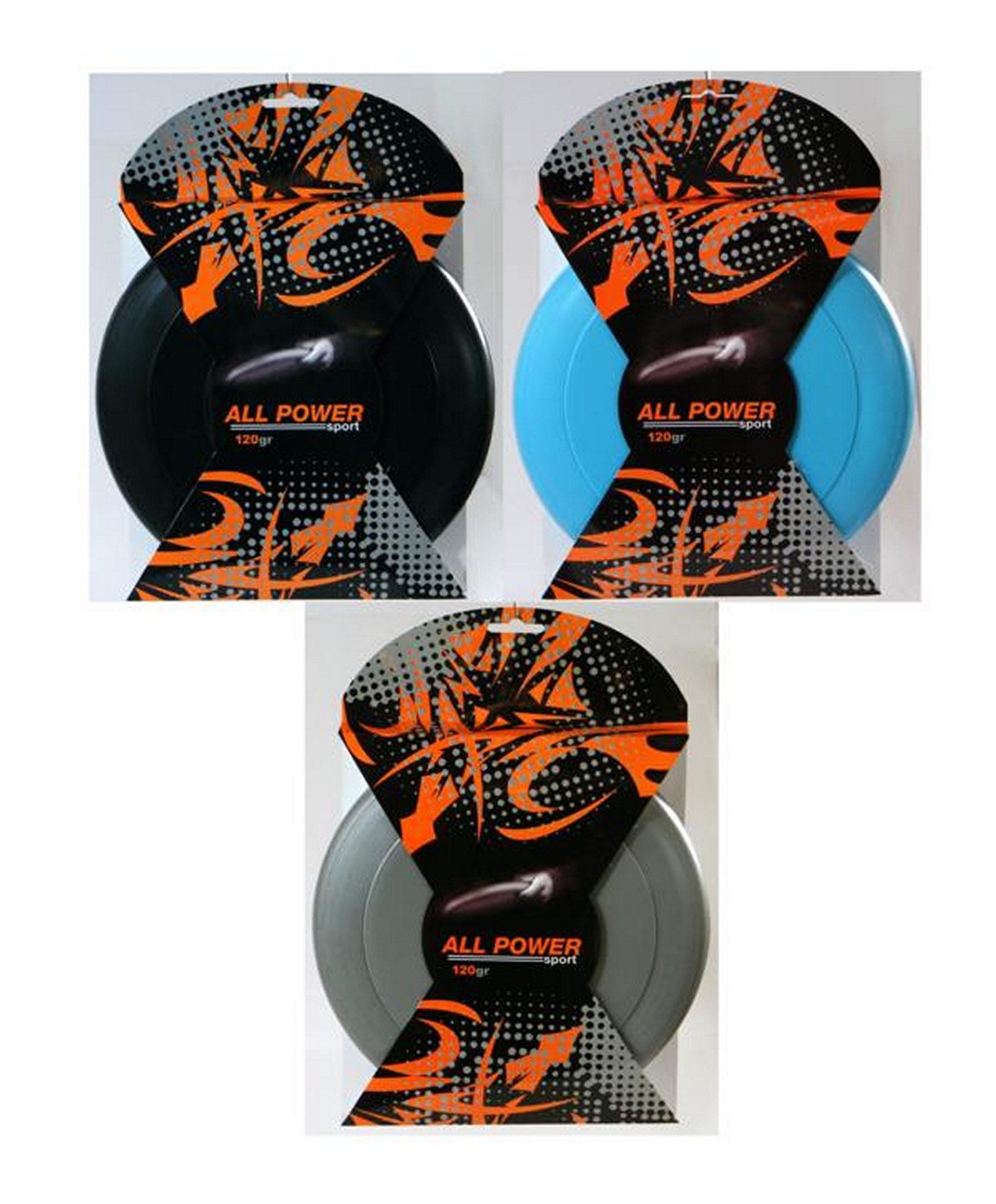 Livepac Office Wurfscheibe 5x Frisbee Mit Tasche / Wurfscheibe / Farbe: Blau