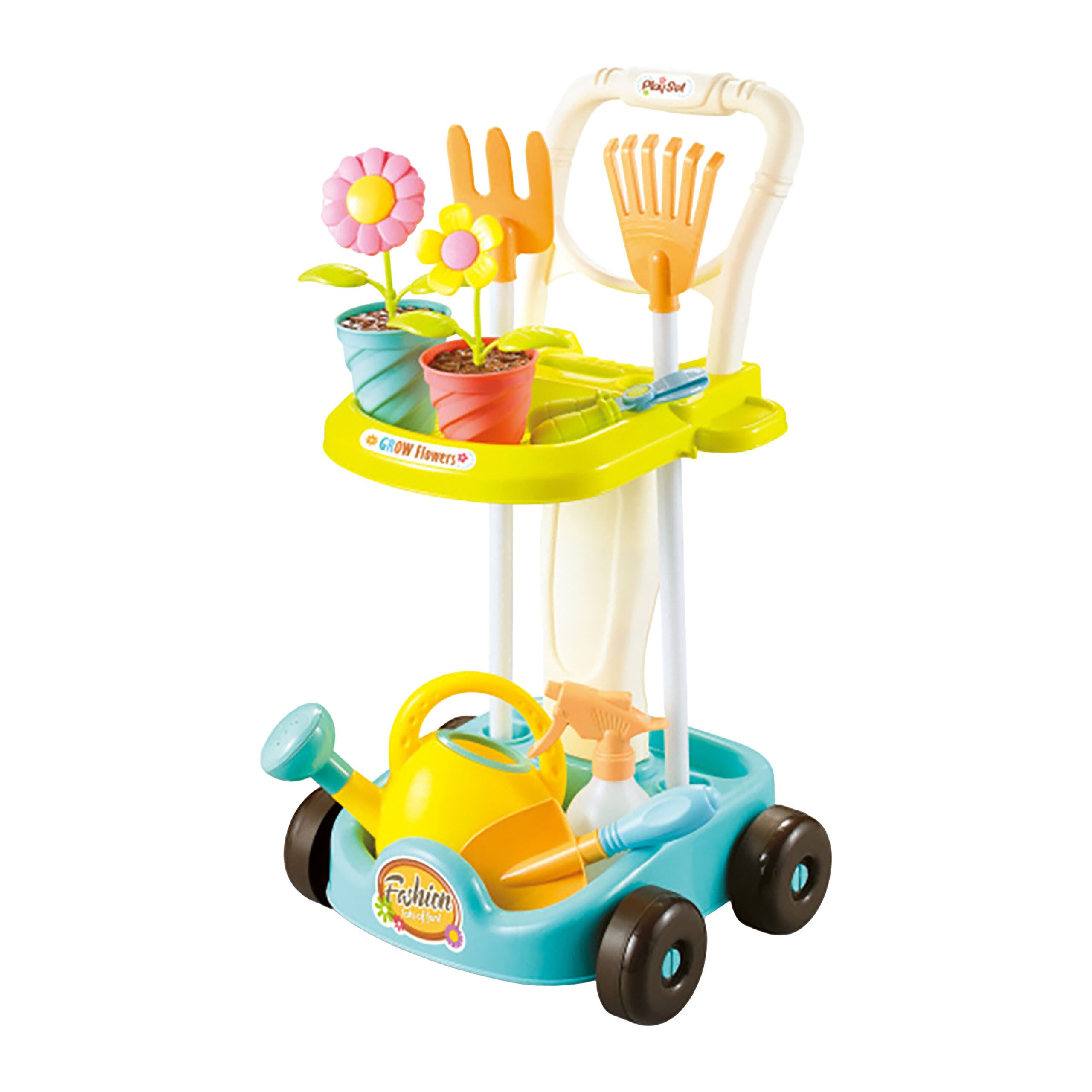 relaxdays Spielzeug-Gartenset Kinder-Gartengeräte 13-teiliges Set, (13-tlg) günstig online kaufen