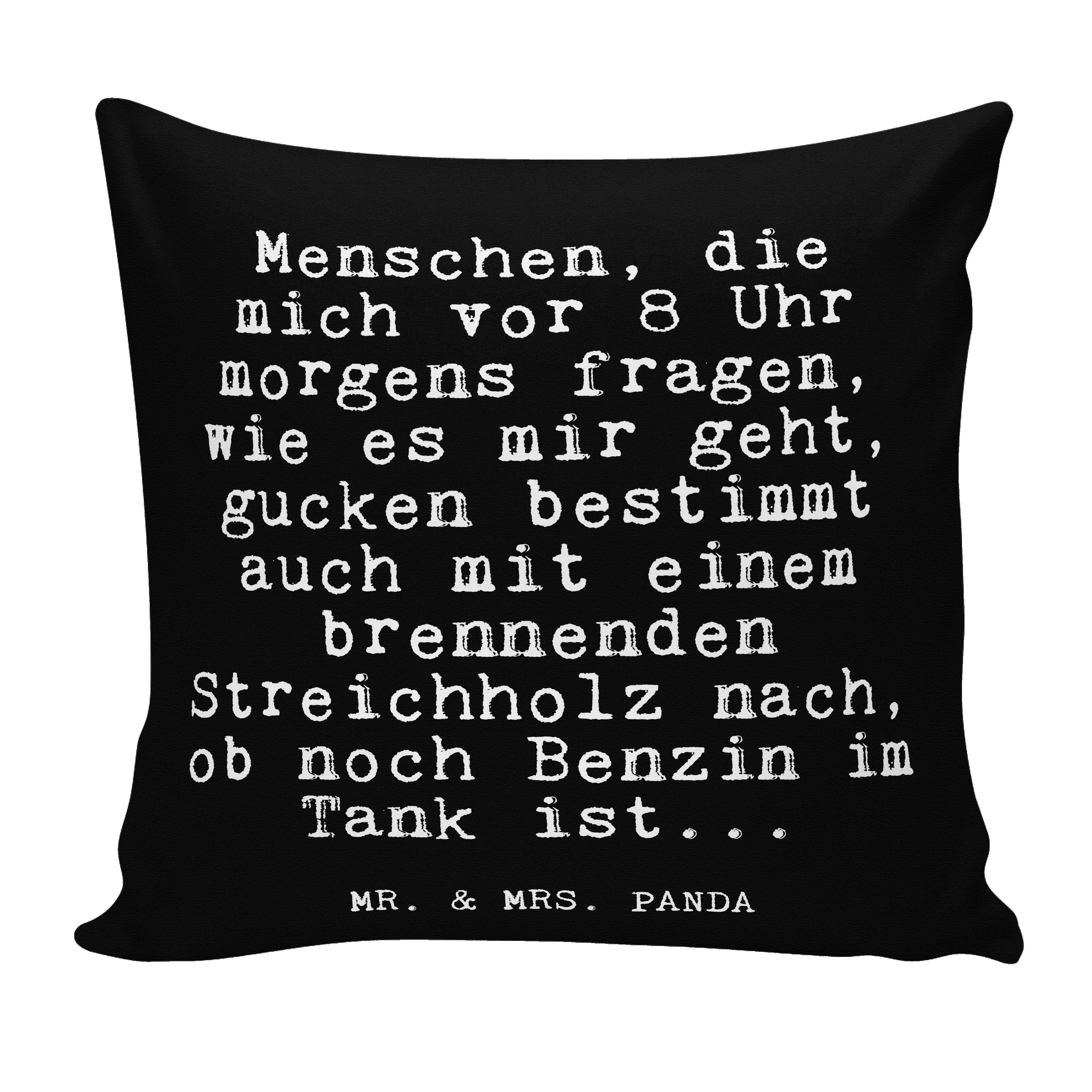 Menschen, Panda Dekokissen Schwarz Früha mich Arbeitskollege, Geschenk, die - - vor... Mr. Mrs. &