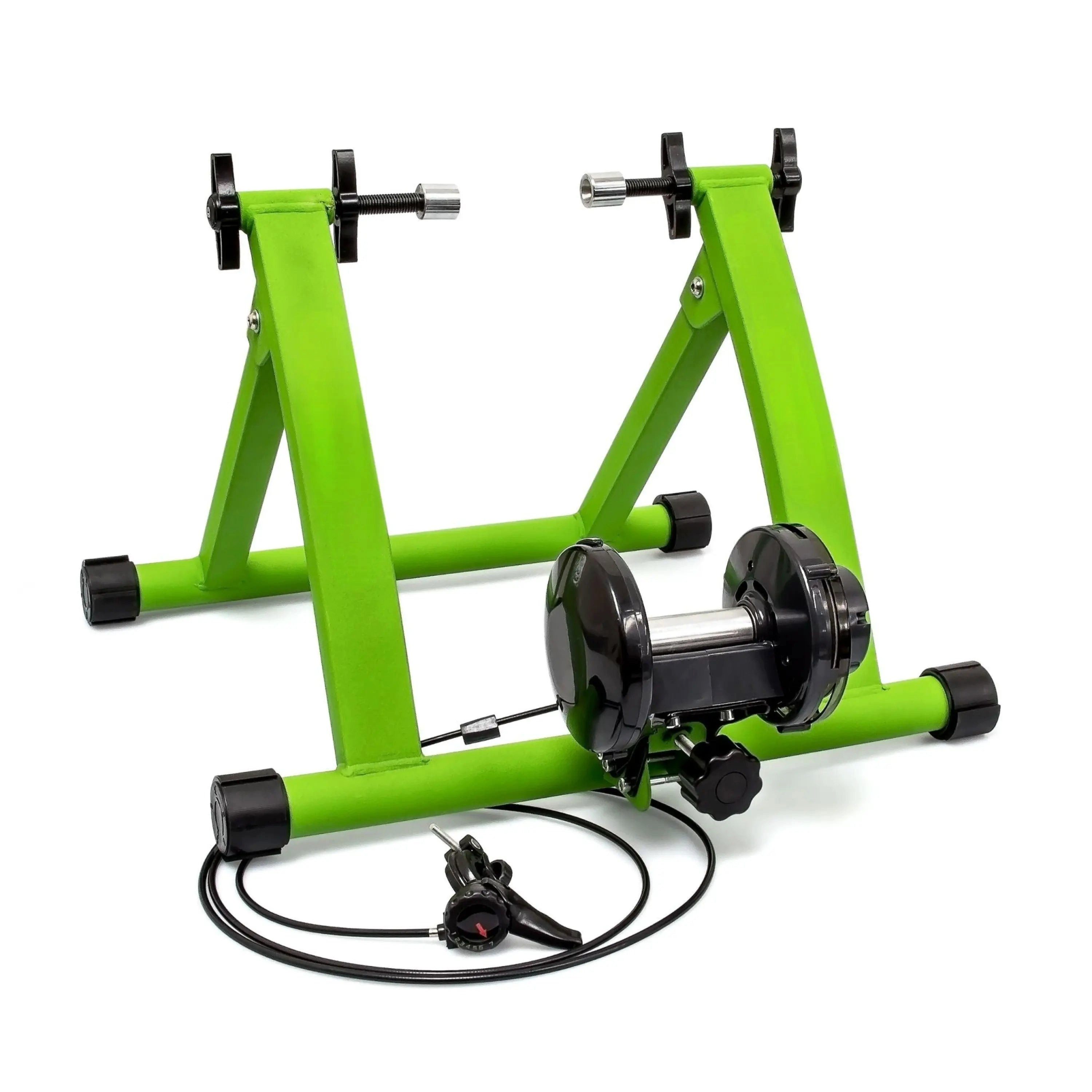 Rollentrainer Faltbarer Fahrrad Rollentrainer – 6 Gänge, Stahlrahmen, Stütze
