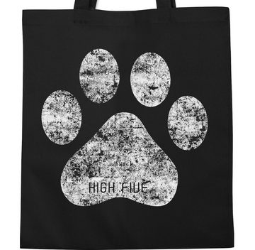 Shirtracer Umhängetasche High Five Hunde Pfote, Geschenk für Hundebesitzer