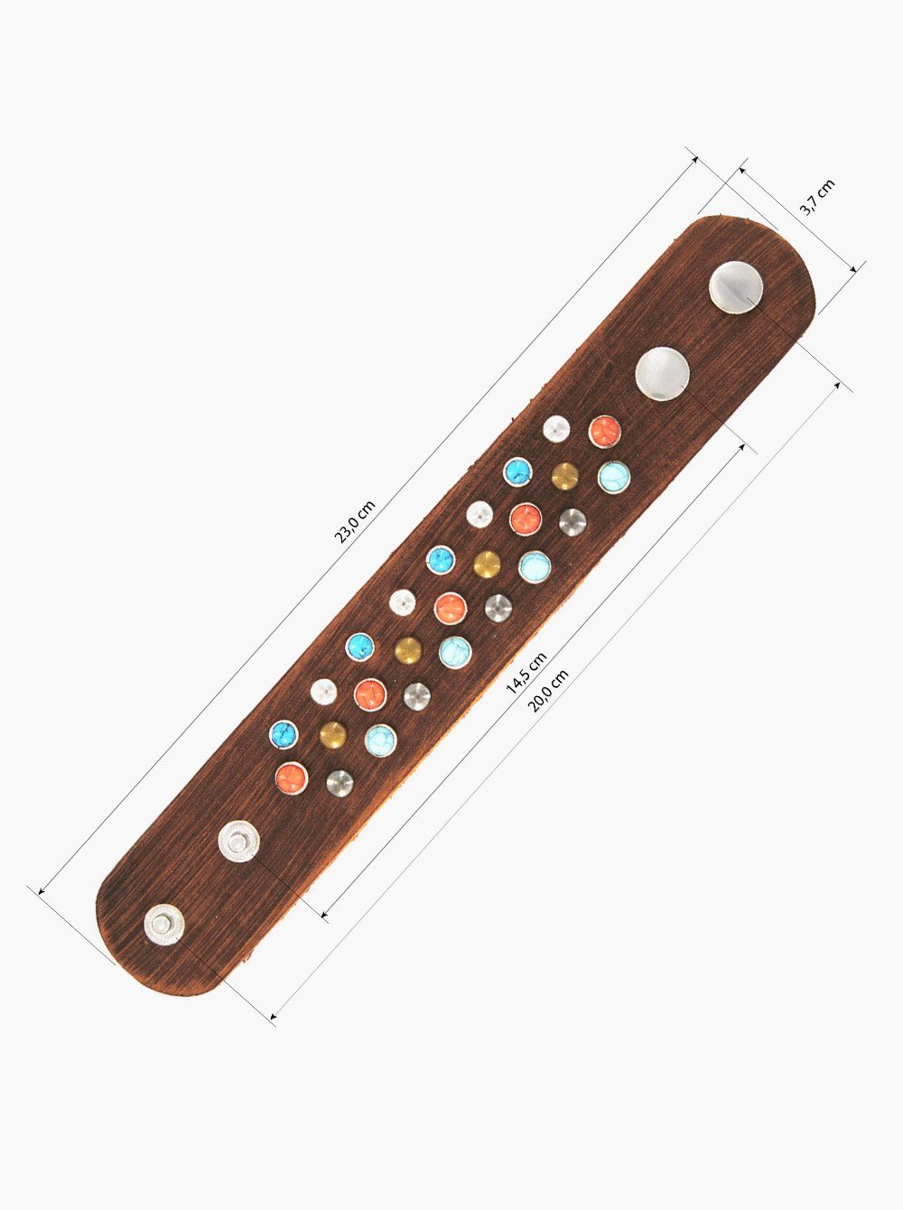 axy Lederarmband Damenarmband Leder Armband Breit