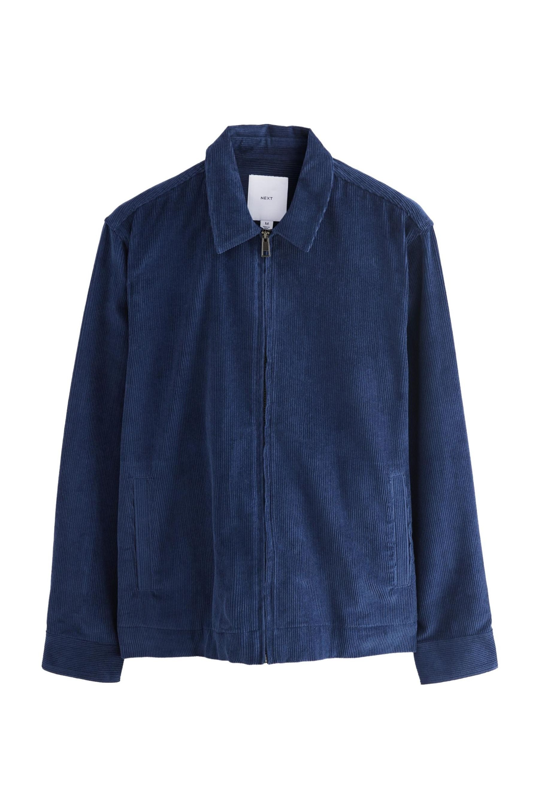 Hemdjacke Co-Ord Hemdjacke mit Reißverschluss, Baumwolle