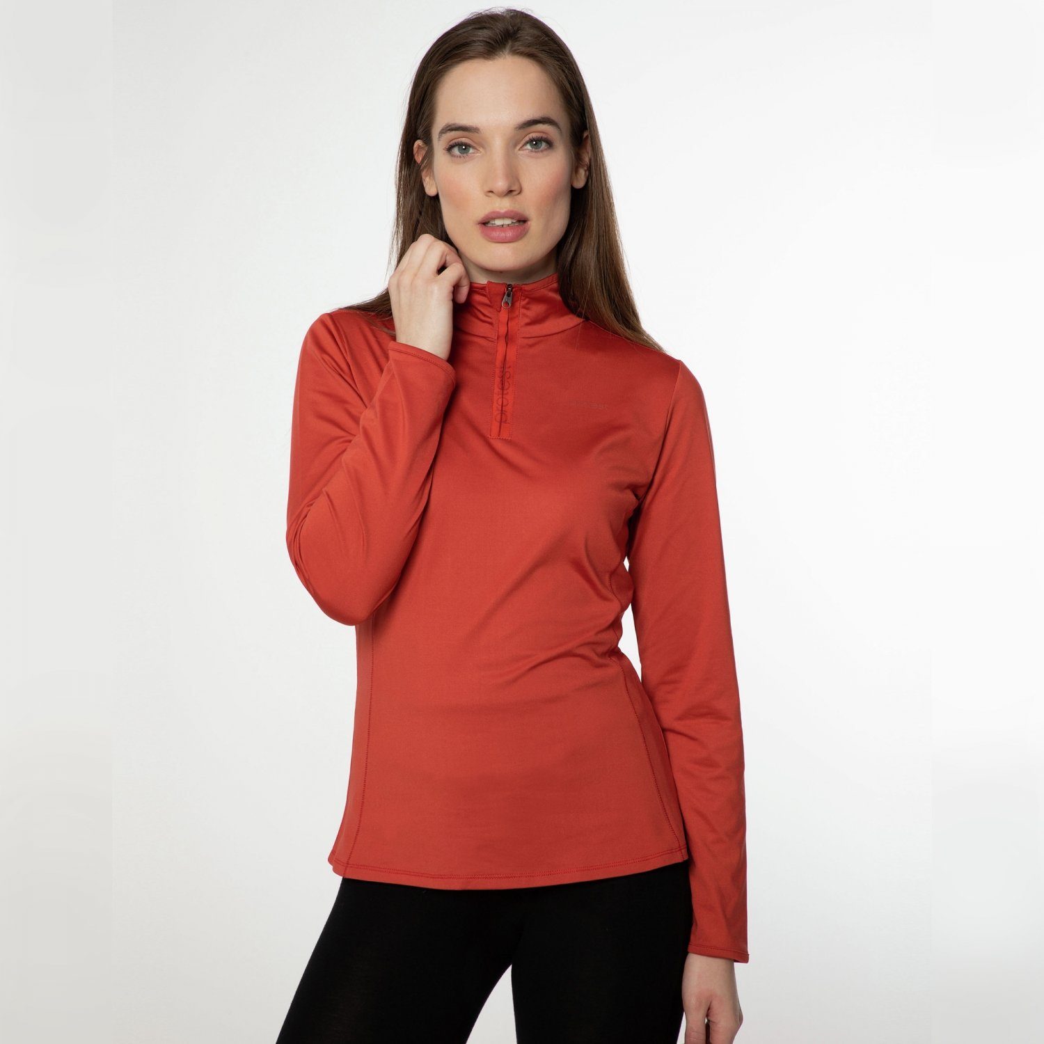 Protest Rollkragenshirt Fabriz Damen Skipullover rot