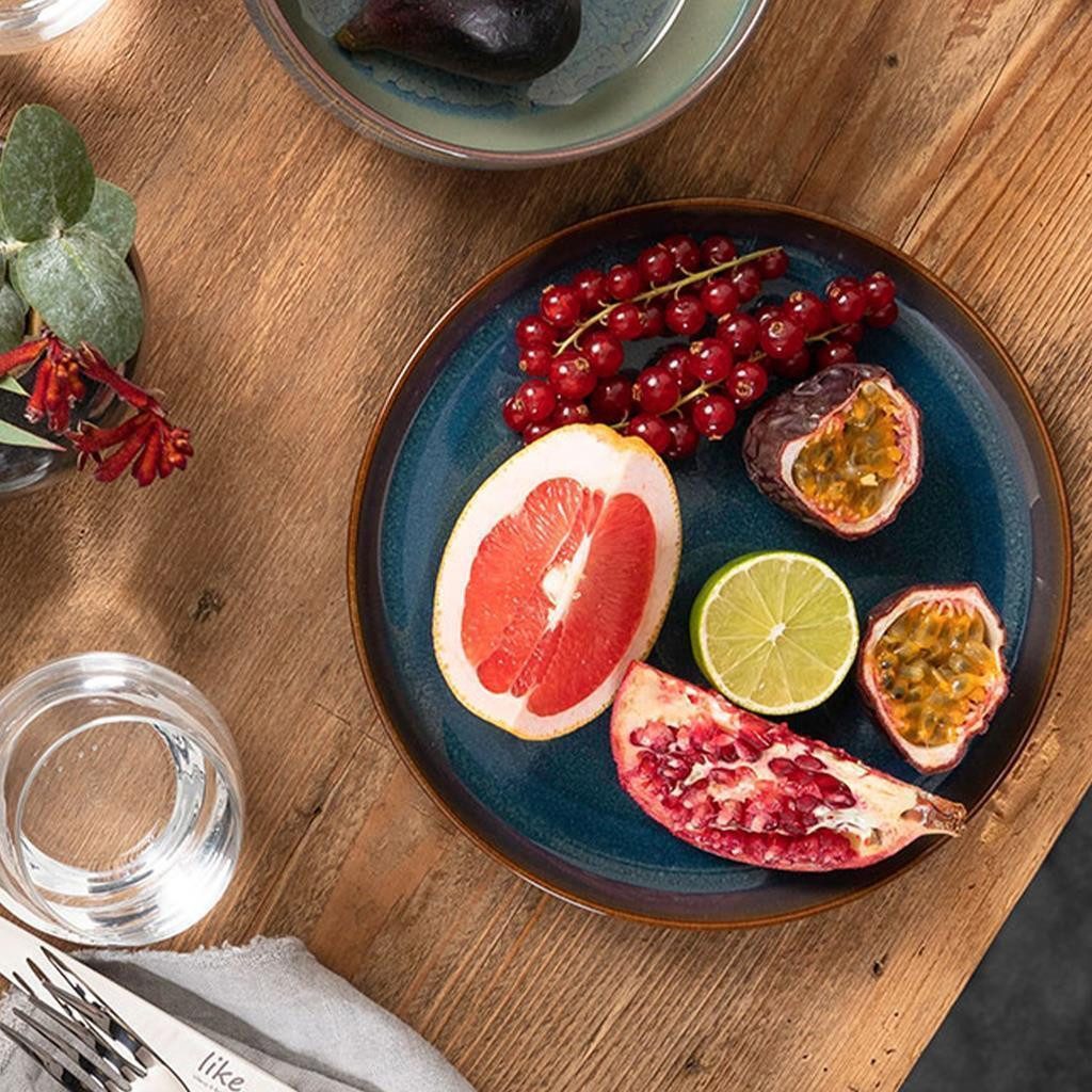like. by Villeroy & Boch Tafelservice Crafted Teller-Set 18er Set (18-tlg), 6 Personen, Porzellan