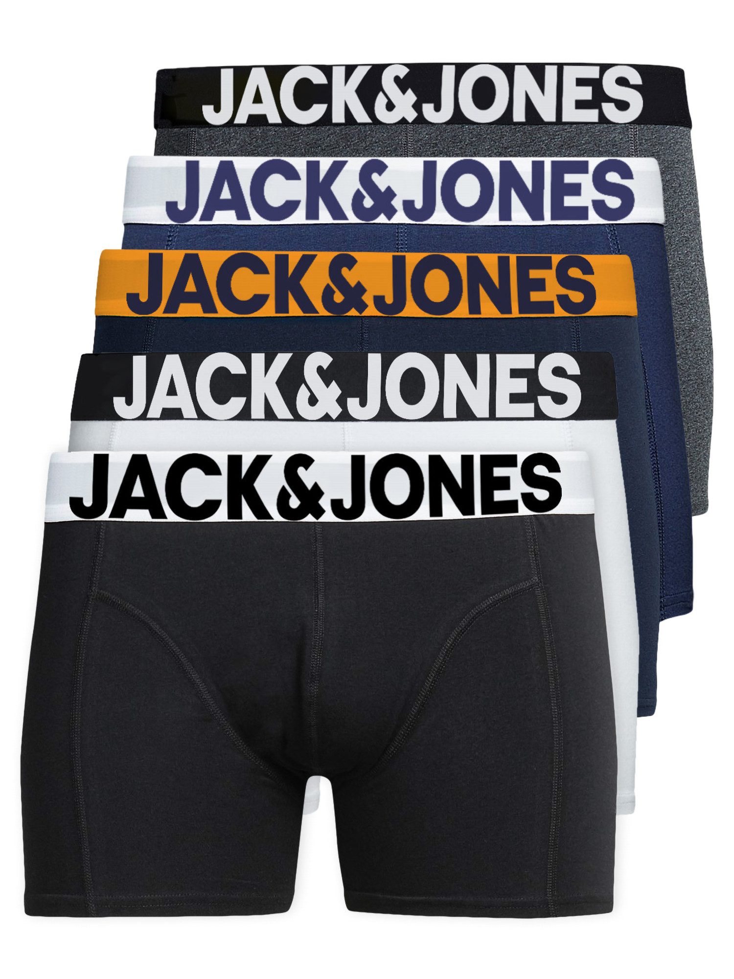 Jack & Jones Boxershorts Solid (5-St., günstig online kaufen