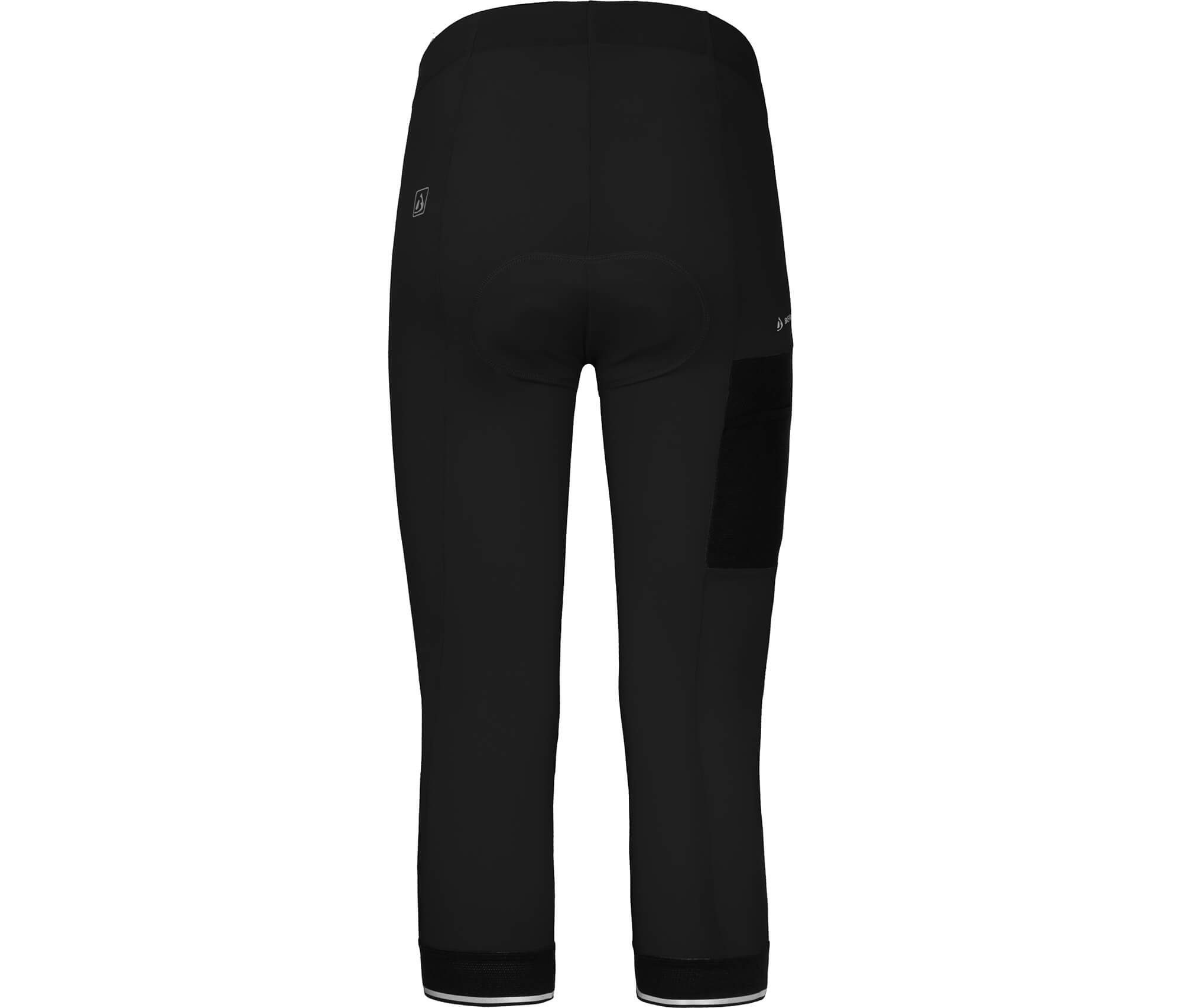 Fahrradhose SUNDRA COMFORT Capri (mit Sitzpolster) Damen 3/4 Radhose, bielastisch, tight, Normalgrößen, schwarz