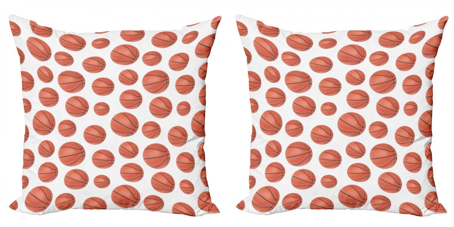 Stück), Modern Kissenbezüge Doppelseitiger Digitaldruck, Basketball Abakuhaus (2 Art-Kugel Realistische Accent
