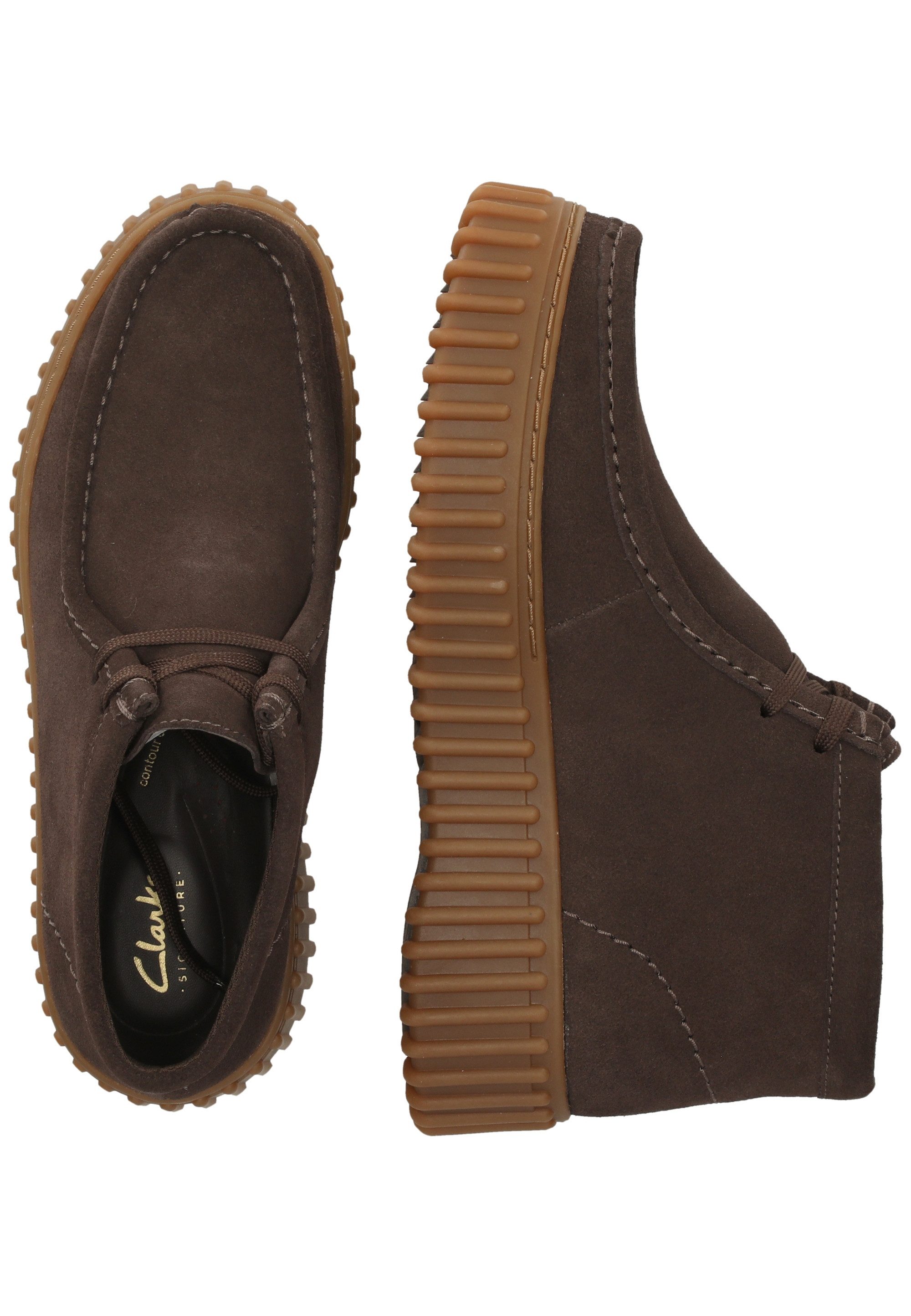 Clarks Torhill Moss Mokassin mit gerippter Laufsohle