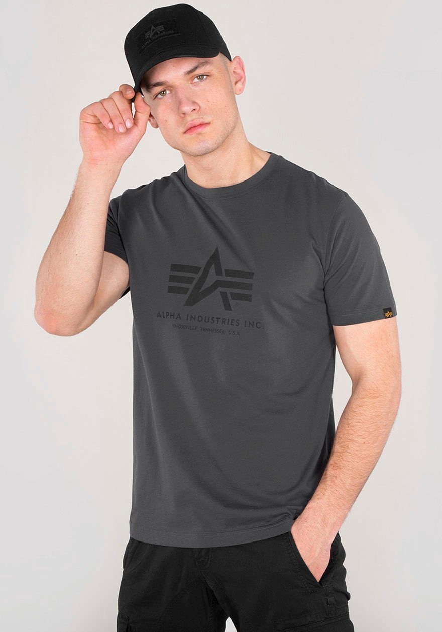 Alpha Industries T-Shirt Basic T-Shirt grey black
