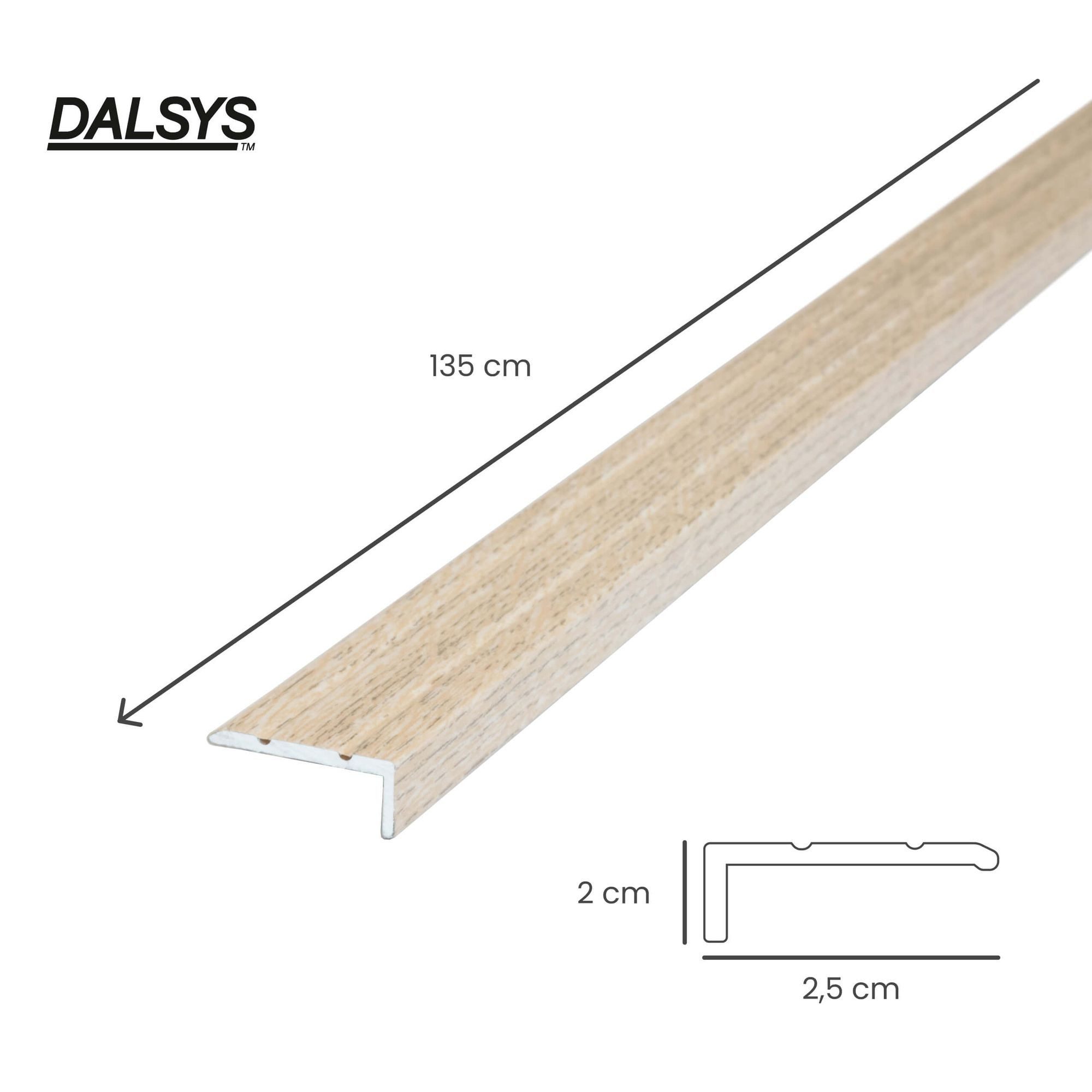 Dalsys Treppenkantenprofil (Aluminium, 1-St), Winkelprofil aus günstig online kaufen