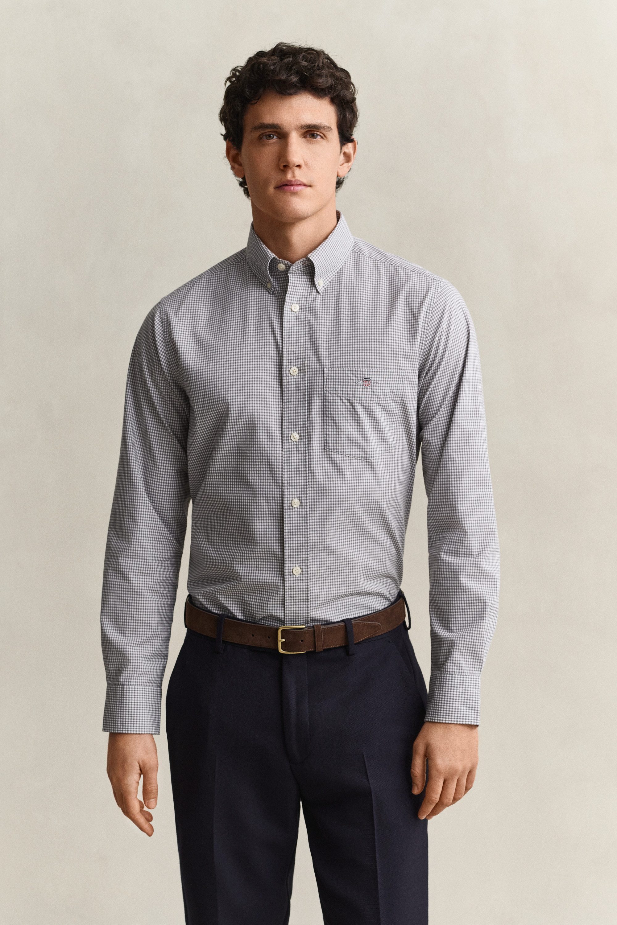 Langarmhemd REG CLASSIC POPLIN GINGHAM SHIRT