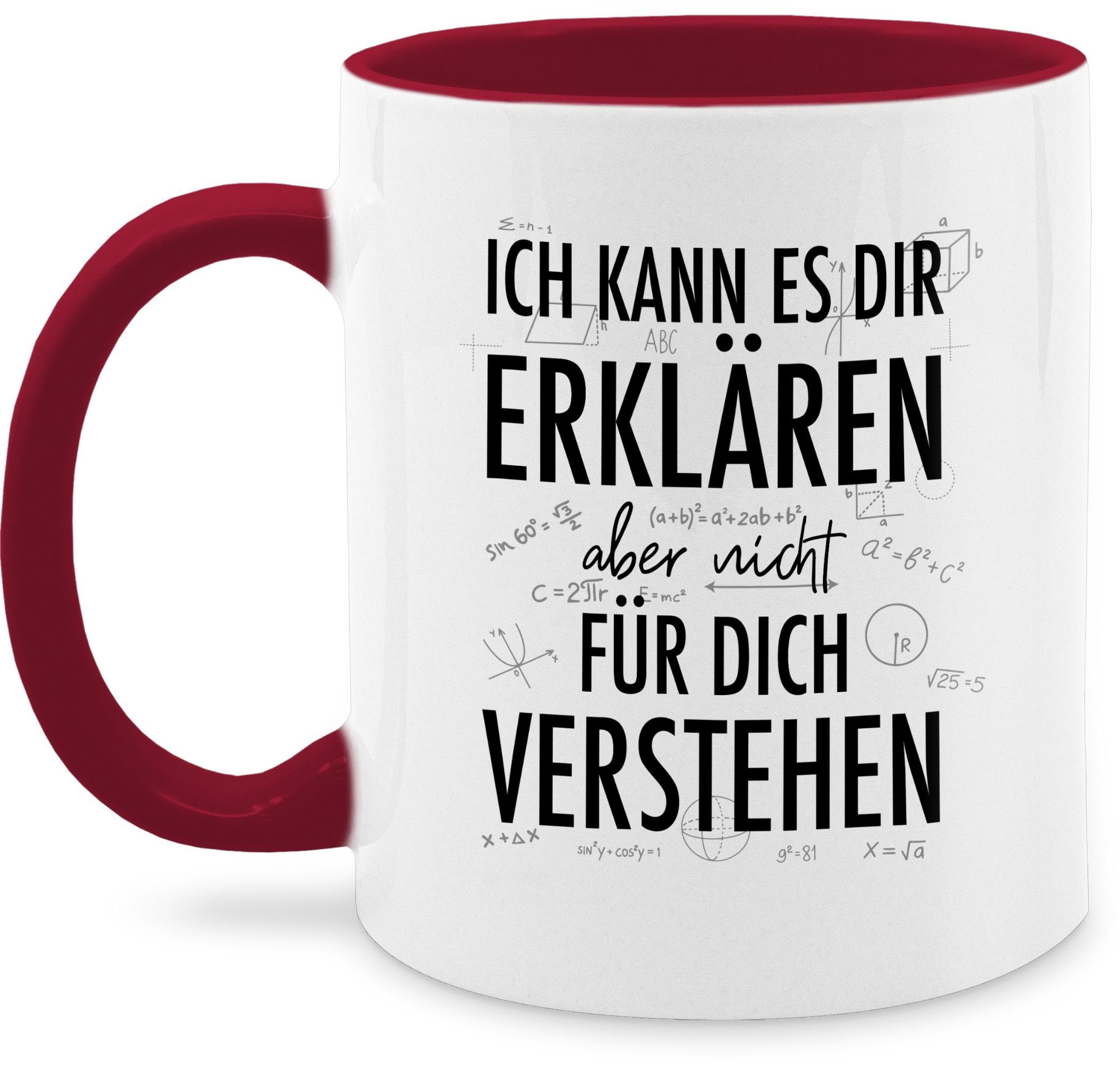 Shirtracer Tasse Ich kann es dir erklären, Keramik, Lehrer