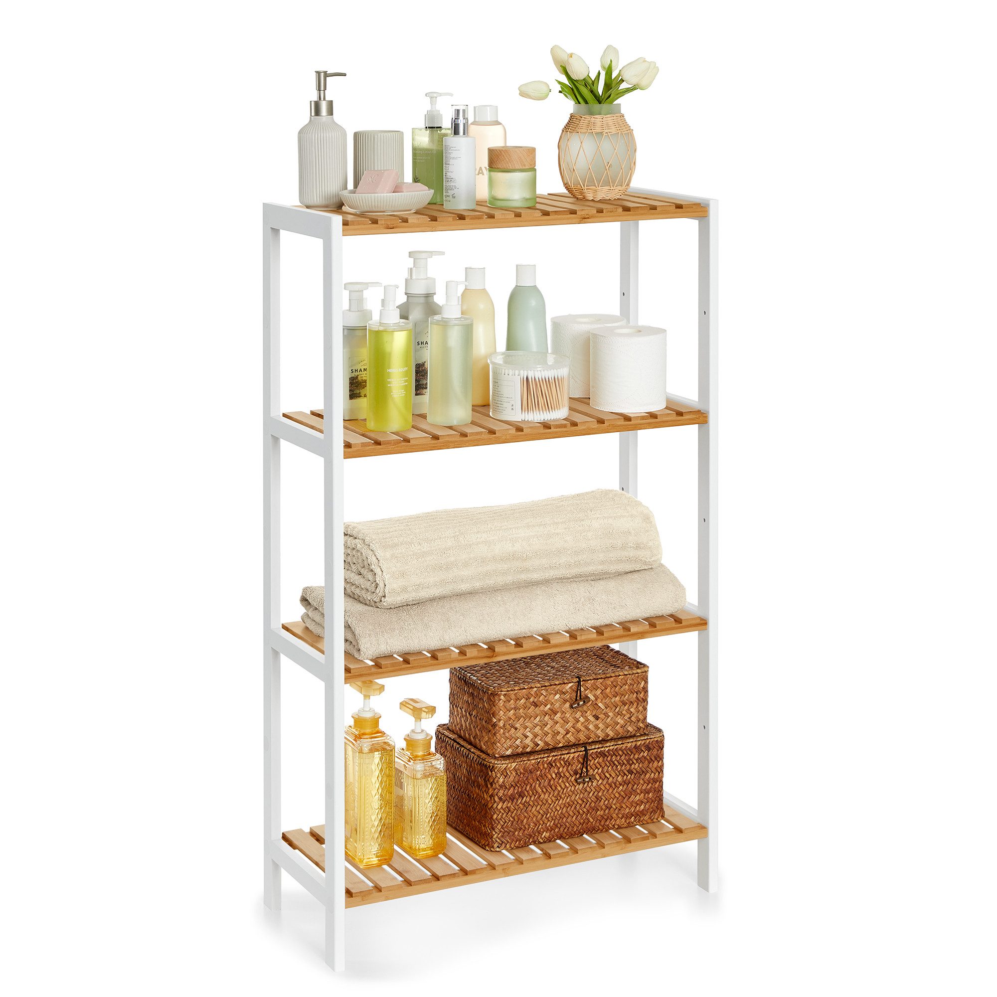 SONGMICS Badregal, Badezimmerregal, 26 x 60 x 100 cm, Küchenregal, Schuhreg günstig online kaufen