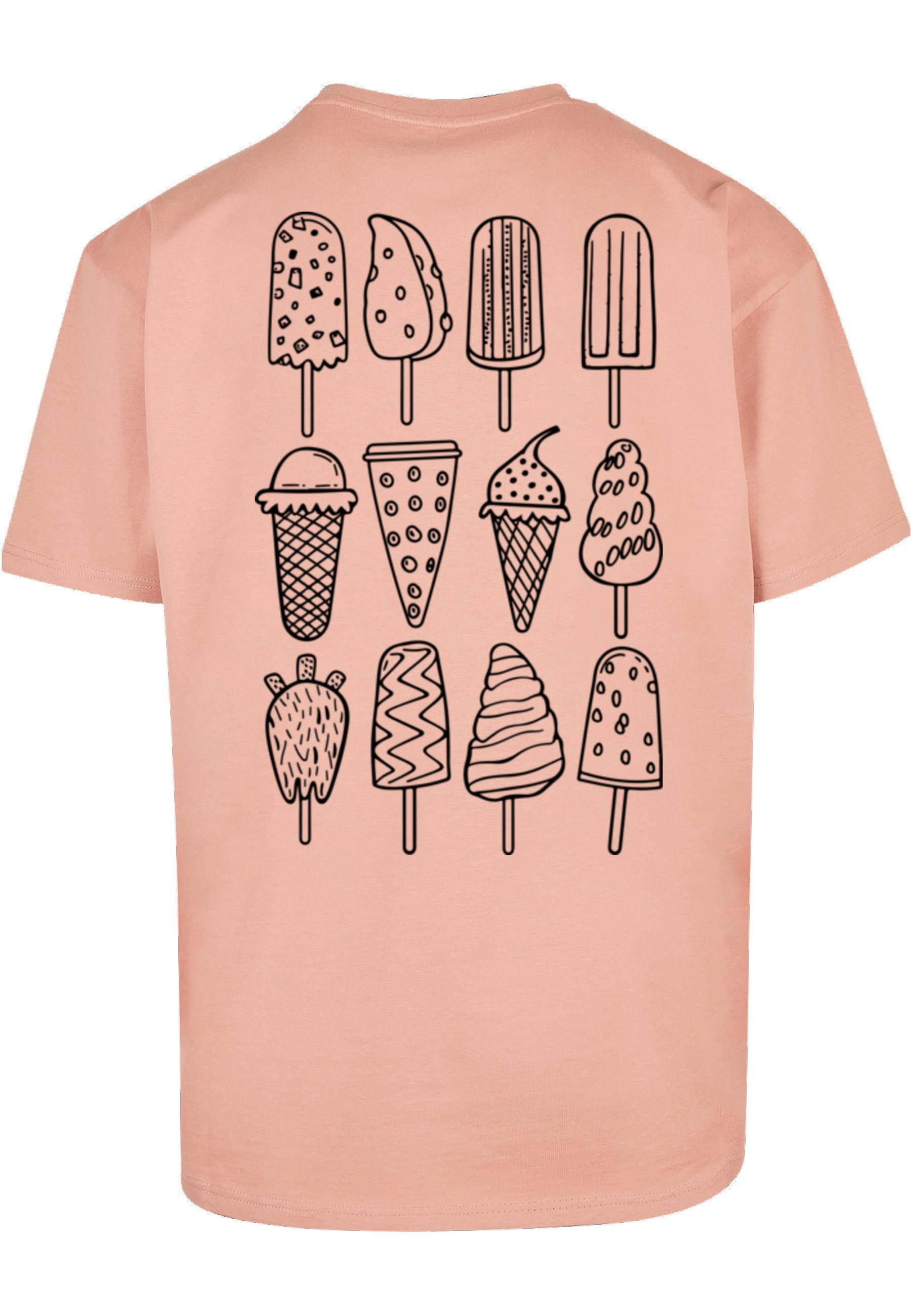 Merchcode T-Shirt Merchcode Ice Cream Oversized T-shirt (1-tlg)