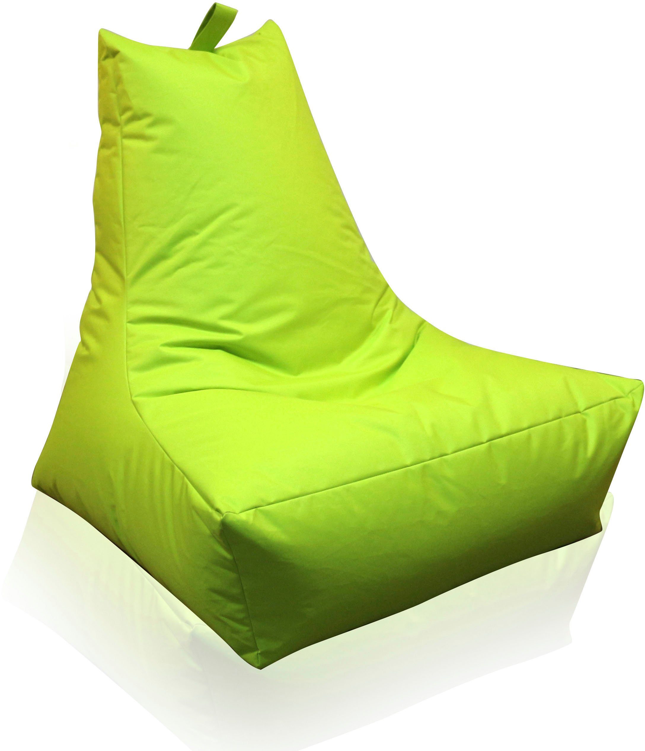 KiNZLER Sitzsack Lounge (1 St) apfelgrün