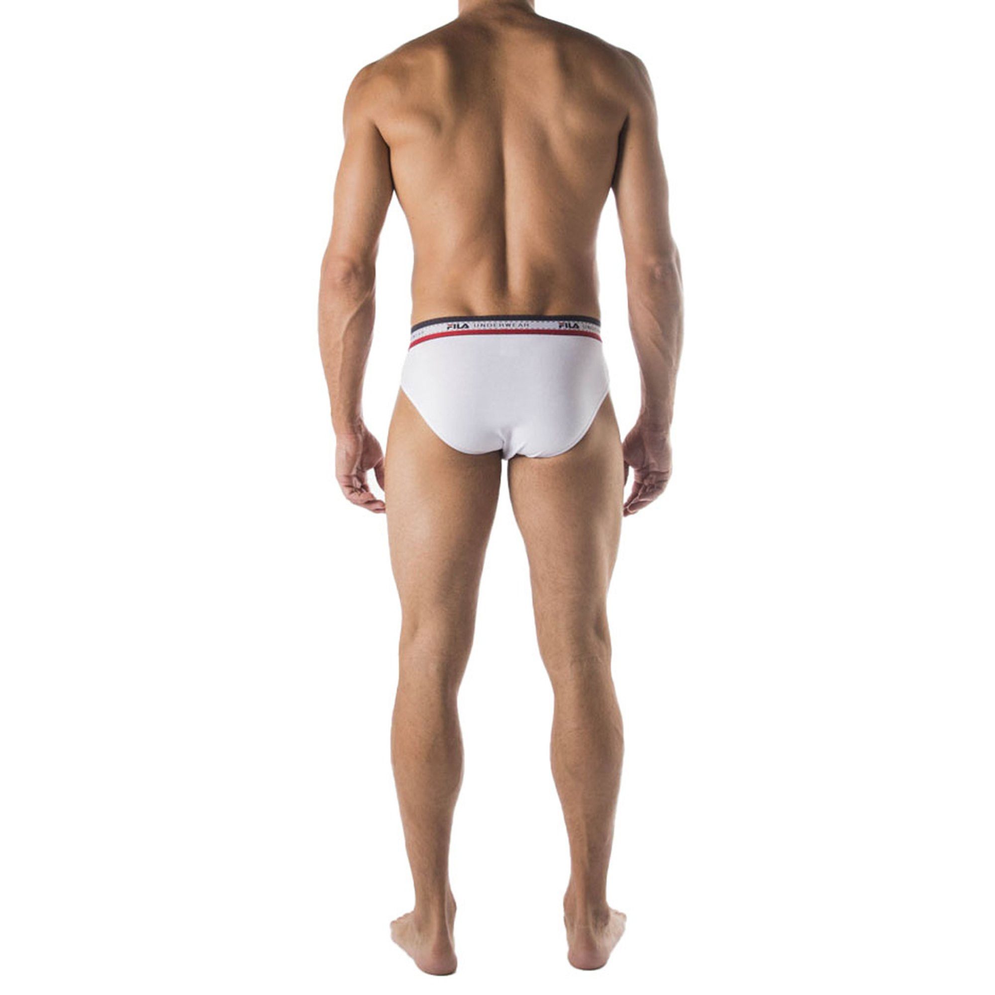 Fila Slip Herren Slip 4er Pack Baumwollmischung (Packung, 4er Pack)
