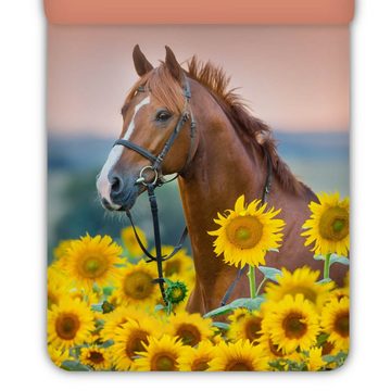 Kinderbettwäsche Pferd Sonnenblumen Trendy Bedding, ESPiCO, Renforcé, 2 teilig, Pferd, Sonnenblumen, Landschaft