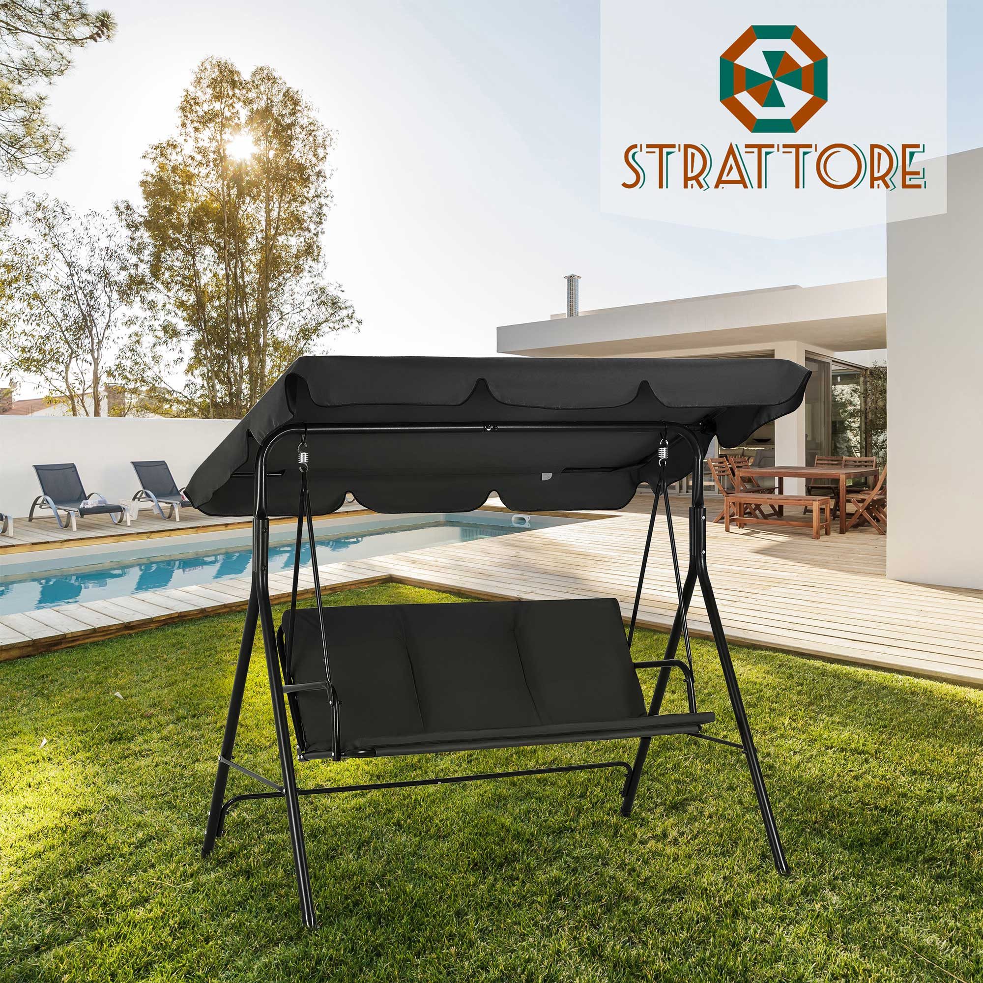 Strattore Hollywoodschaukel Hollywoodschaukel Gartenschaukel Gartenliege 17 günstig online kaufen