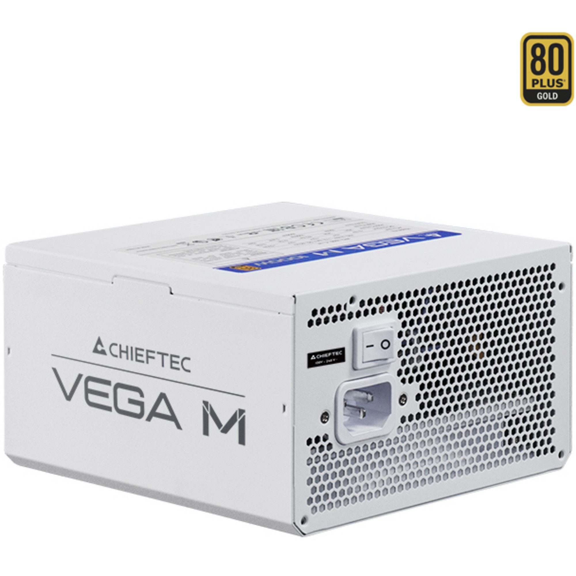 Chieftec Chieftec Vega M 850W White, PC-Netzteil, (1x 12 PC-Netzteil (80 PLUS Gold)