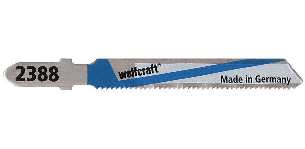 Wolfcraft Stichsägeblatt Wolfcraft Stichsägeblätter 2388000 75 mm T-Schaft