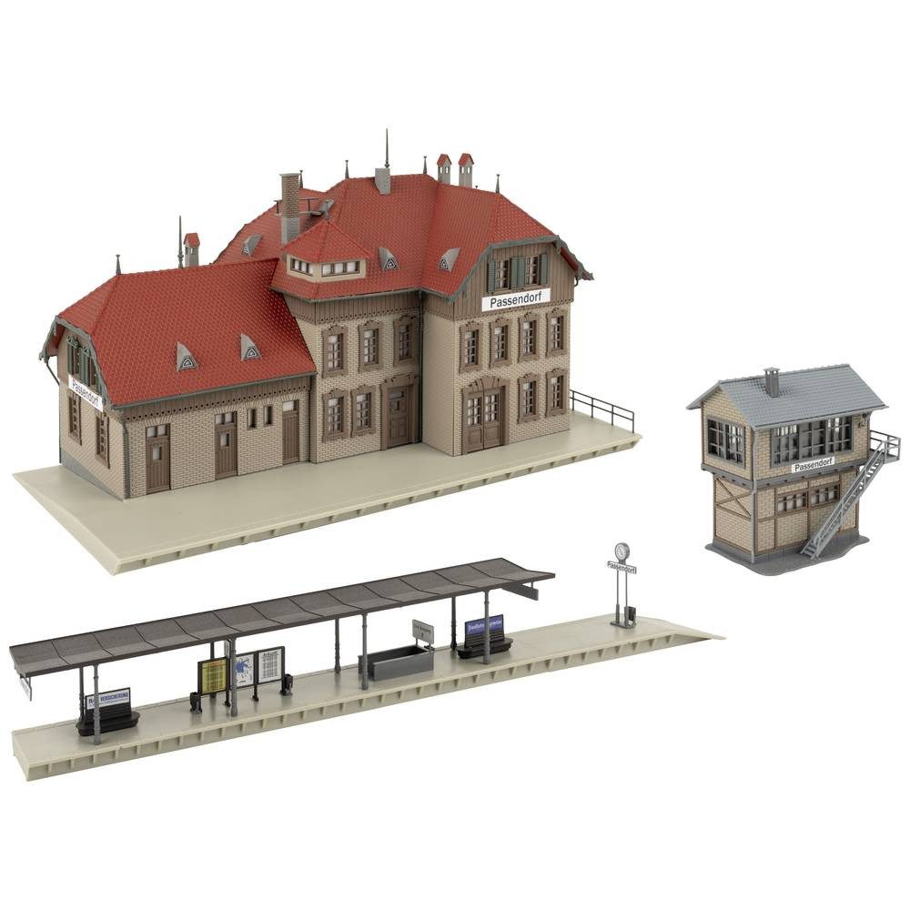 Faller Modelleisenbahn-Set H0 Aktions-Set Bahnhof Passendorf 190035 – Bild 2 von 3