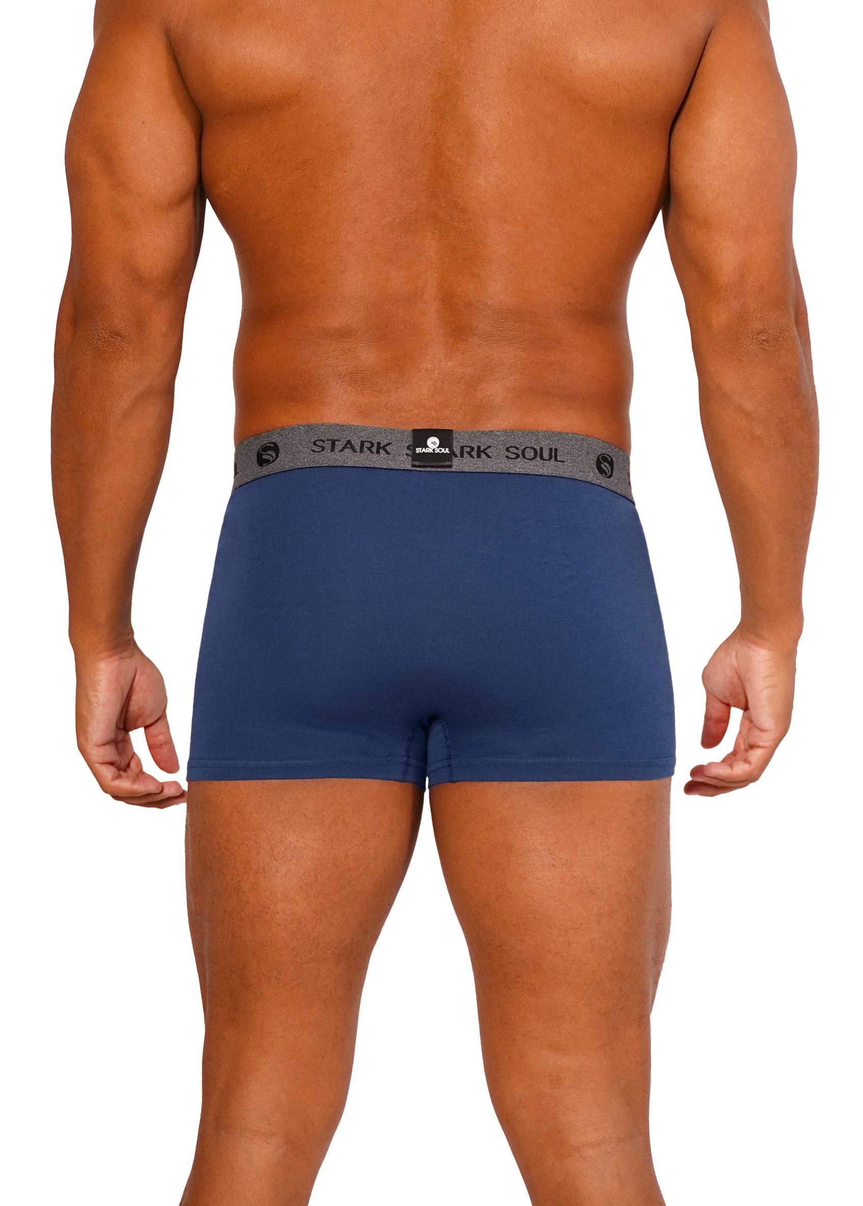 Stark Soul® Boxershorts Herren Boxershorts, Hipster im 6er Pack, Baumwoll-Unterhosen 6er-Pack – Bild 5 von 5